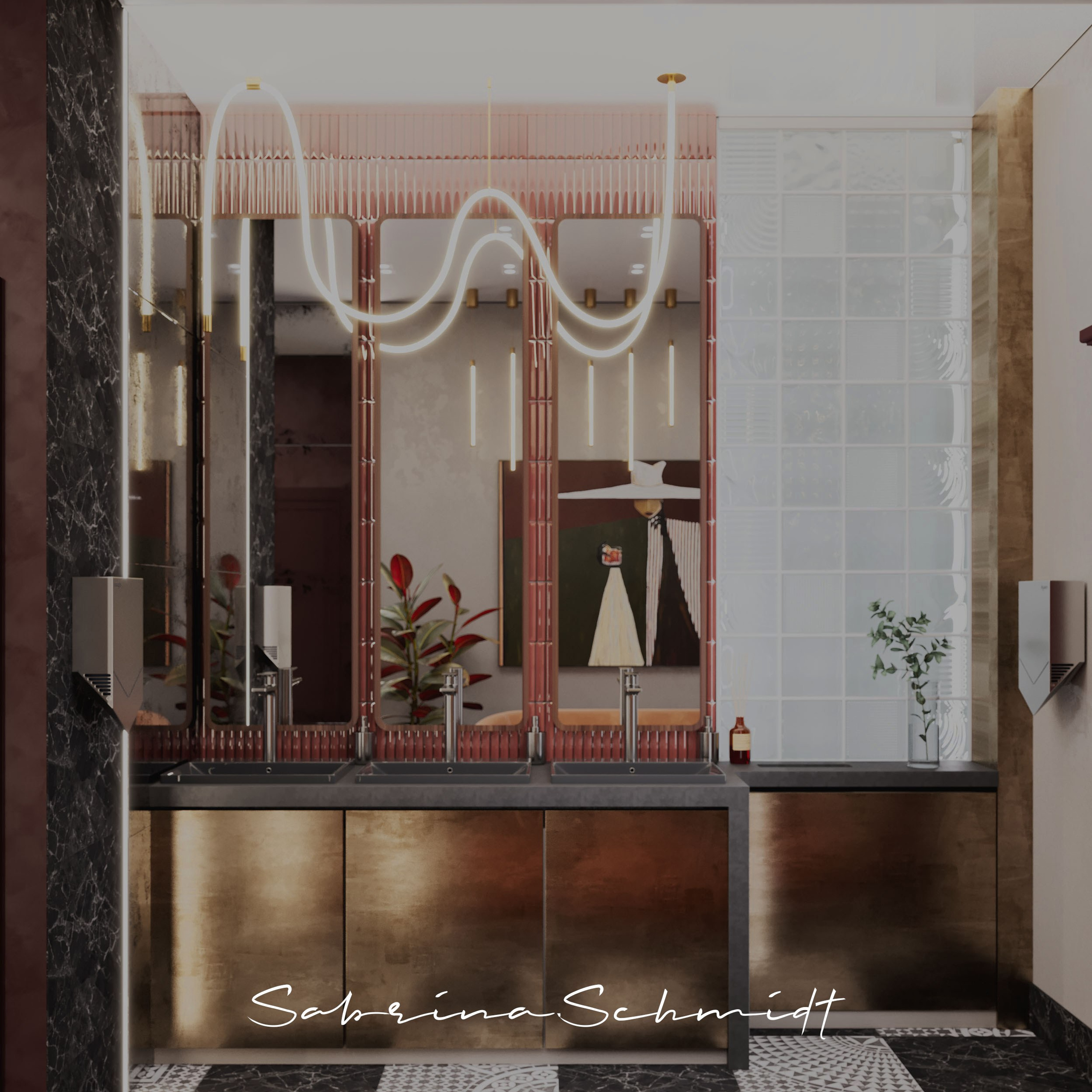 Ресторан Astoria. Портфолио 3D визуализатора