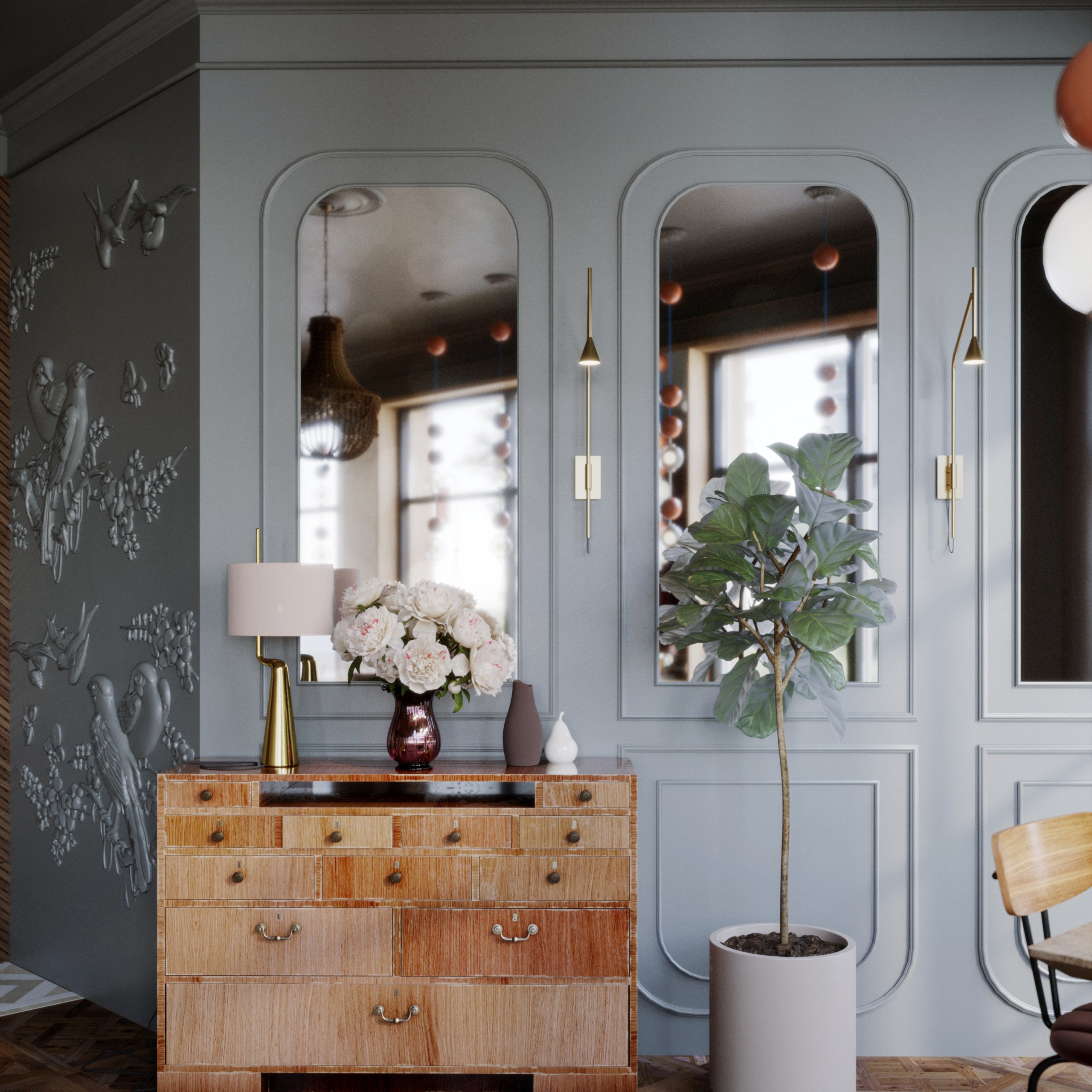 Кафе — Сытый кот. Портфолио 3D визуализатора