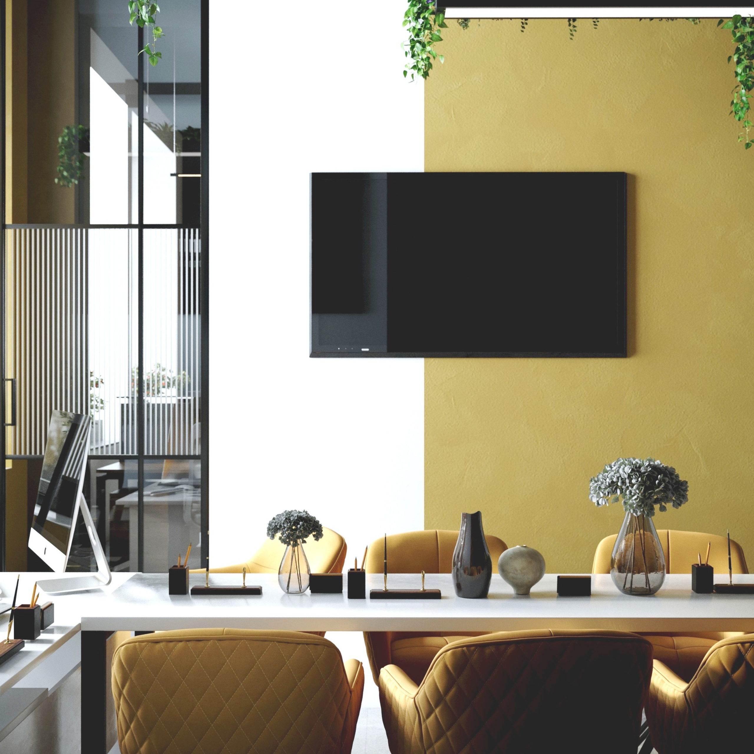 Офис 120 метров Екатеринбург. Портфолио 3D визуализатора