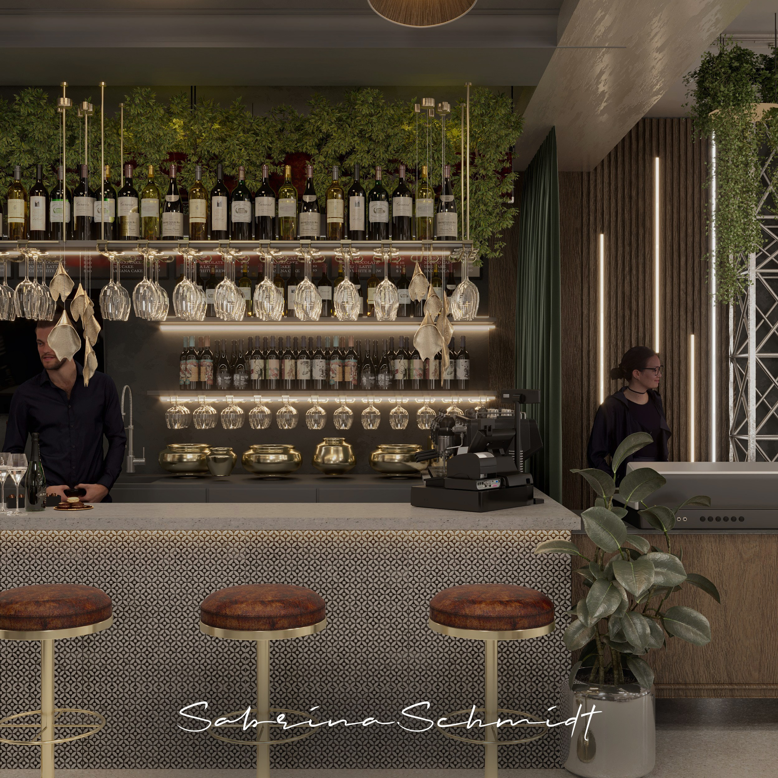 Ресторан Astoria. Портфолио 3D визуализатора