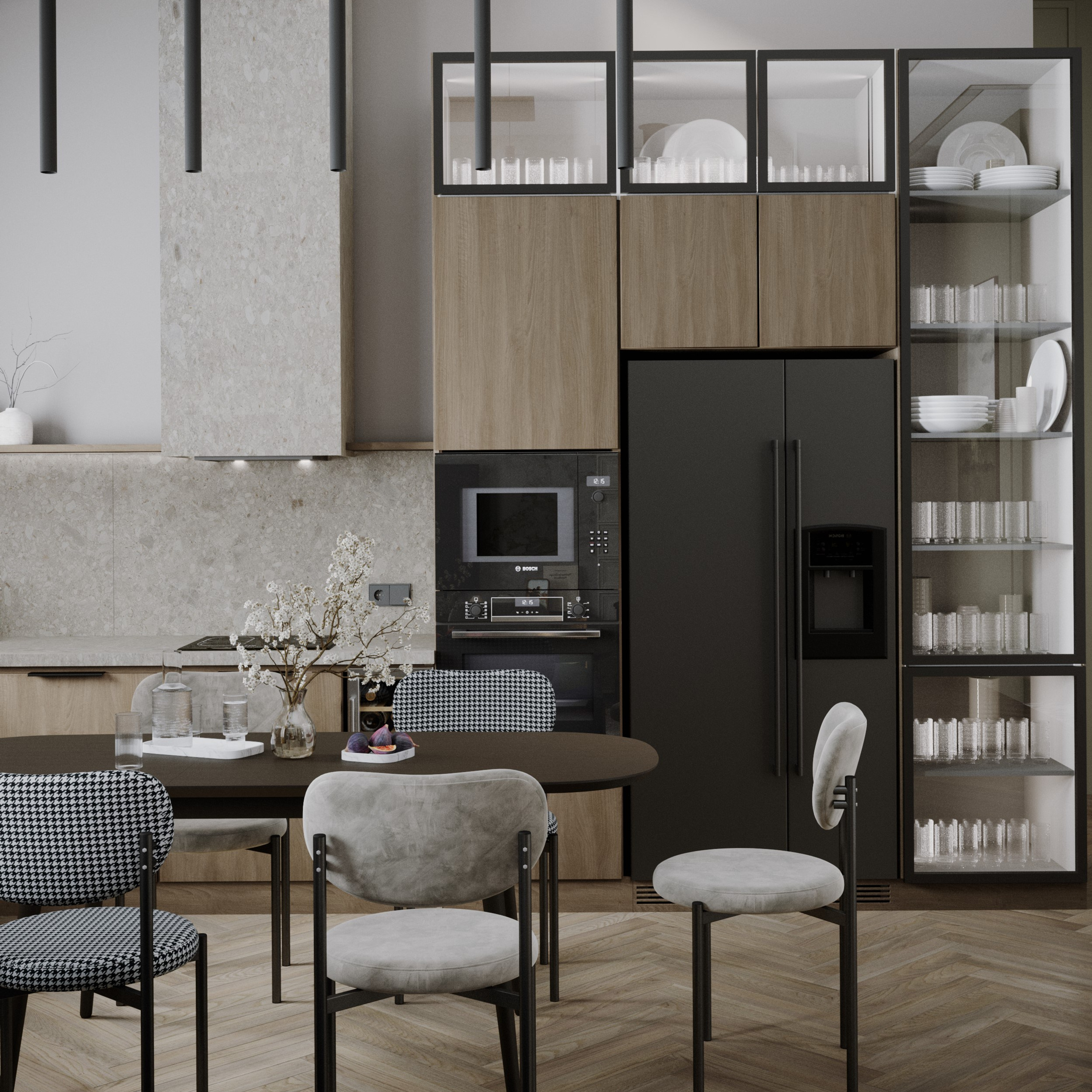 Kitchen «L'Art Culinaire». Портфолио 3D визуализатора