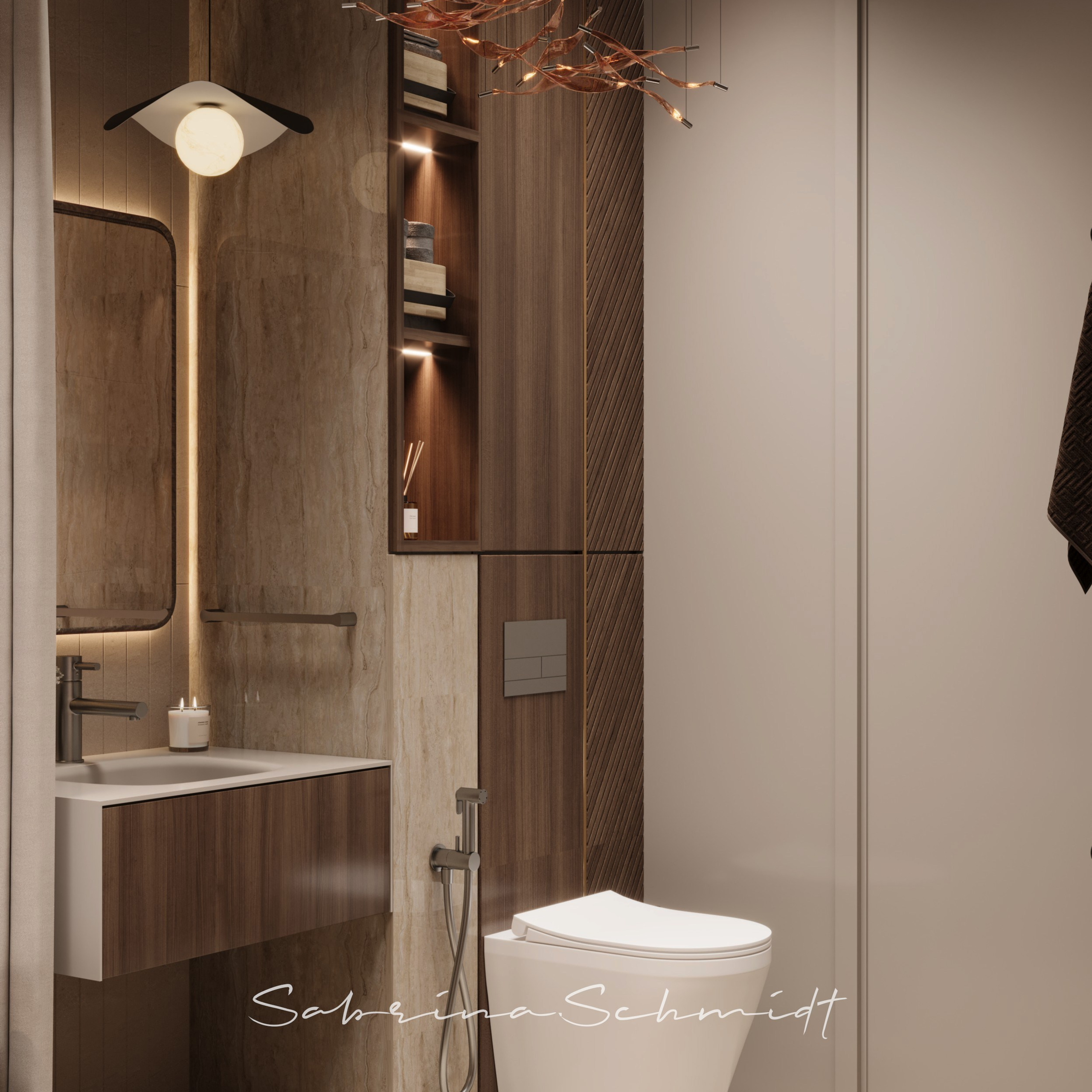 Bath «Reflet d'Opale». Портфолио 3D визуализатора