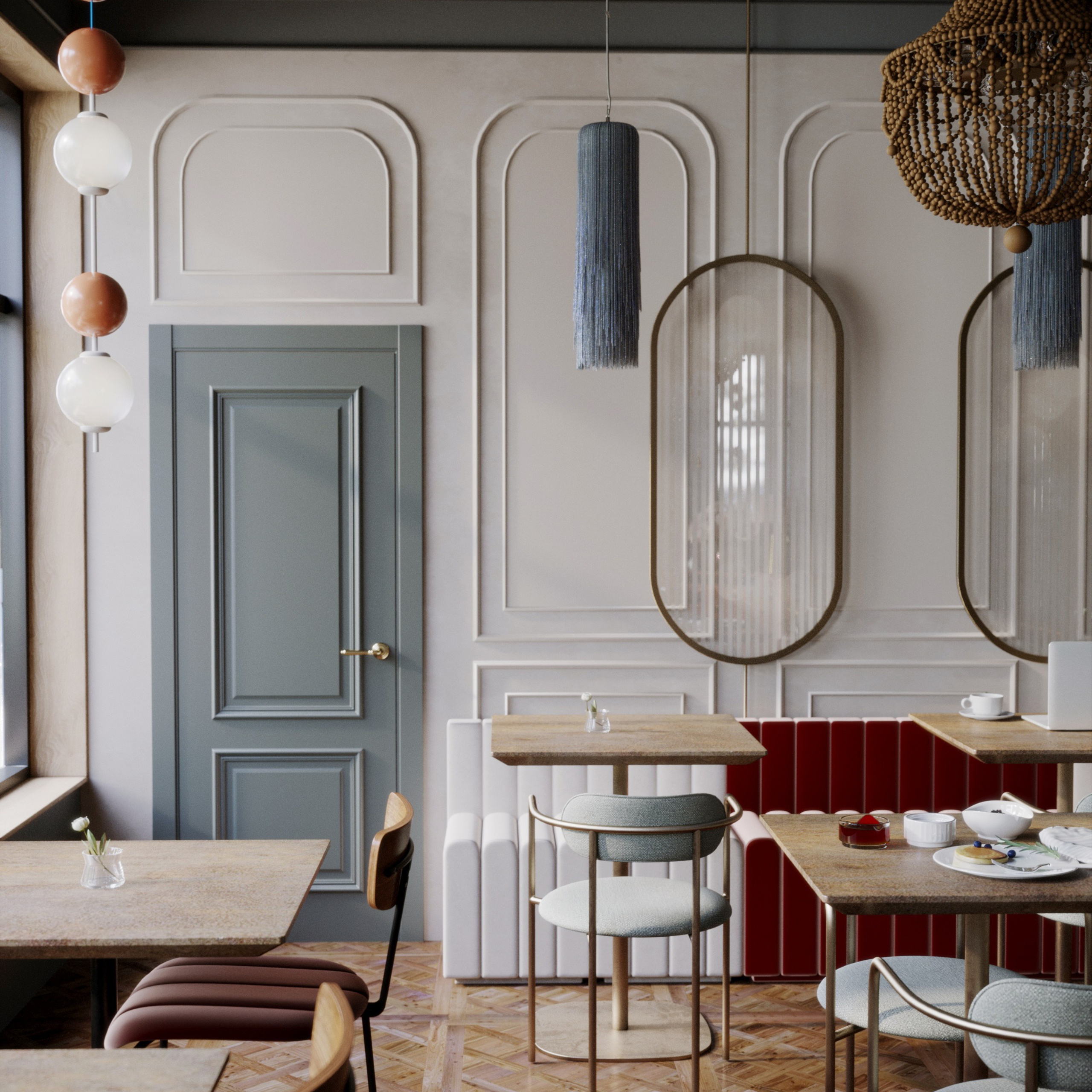 Кафе — Сытый кот. Портфолио 3D визуализатора