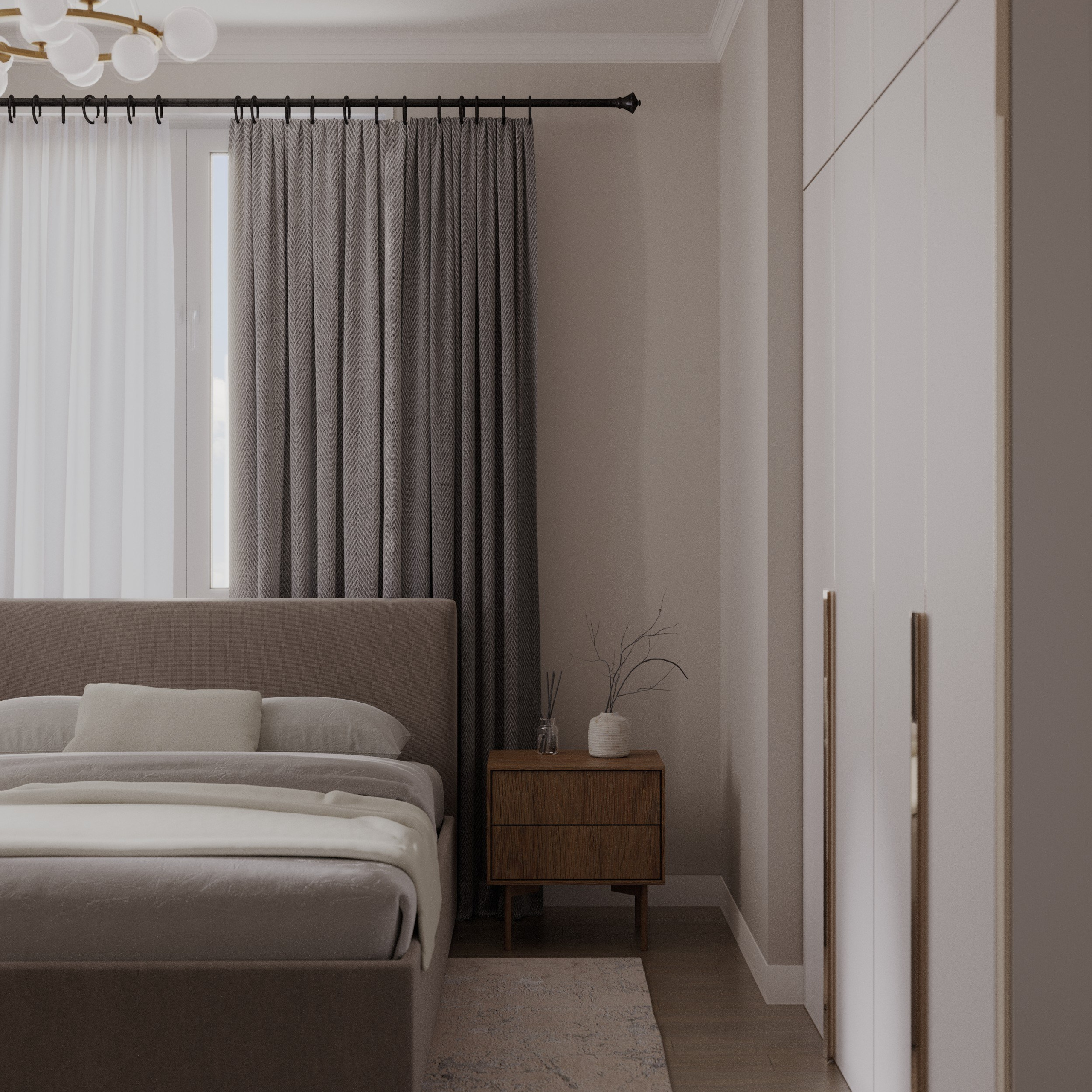 Living «Charme Caché». Портфолио 3D визуализатора