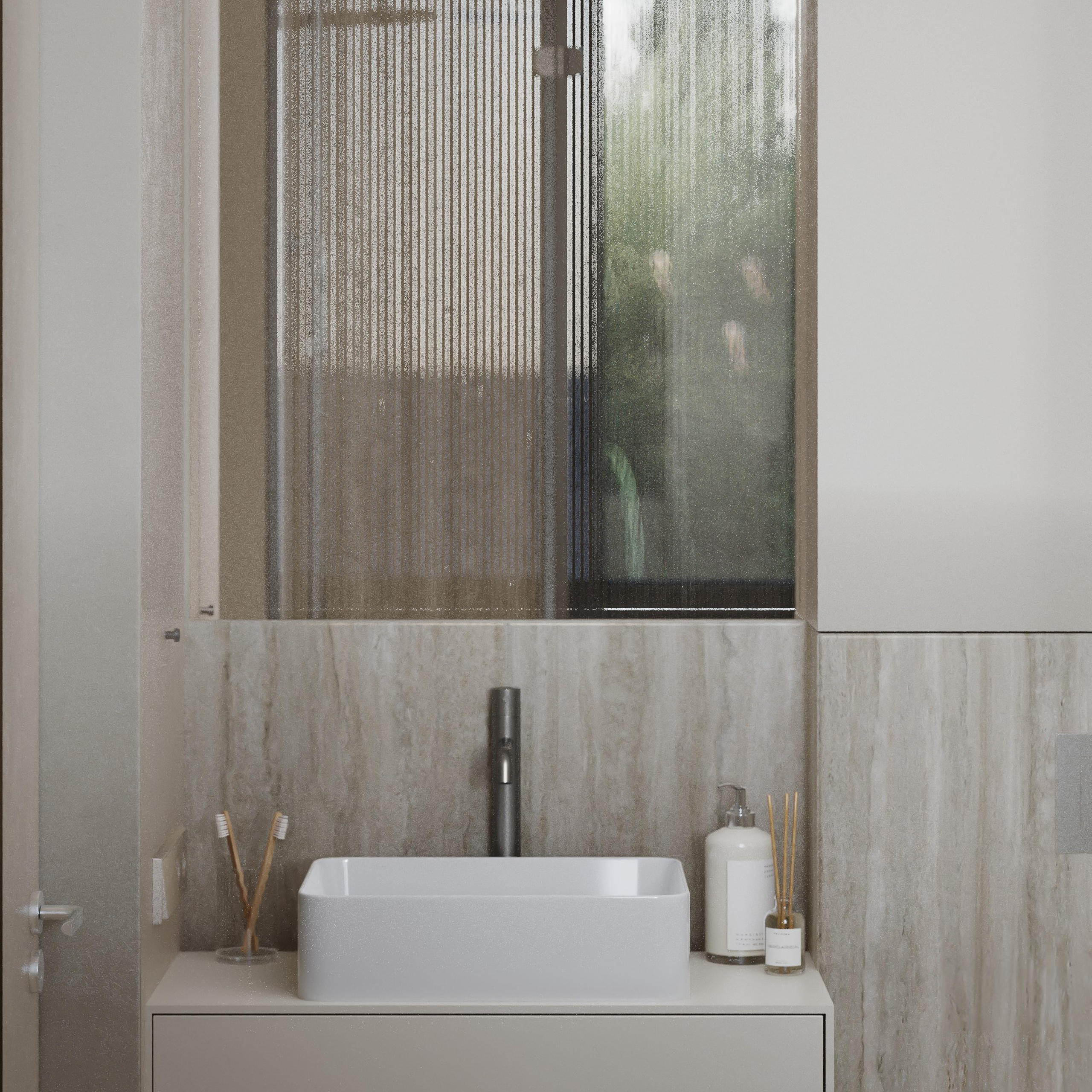 Bathroom «Le Miroir Infini». Портфолио 3D визуализатора