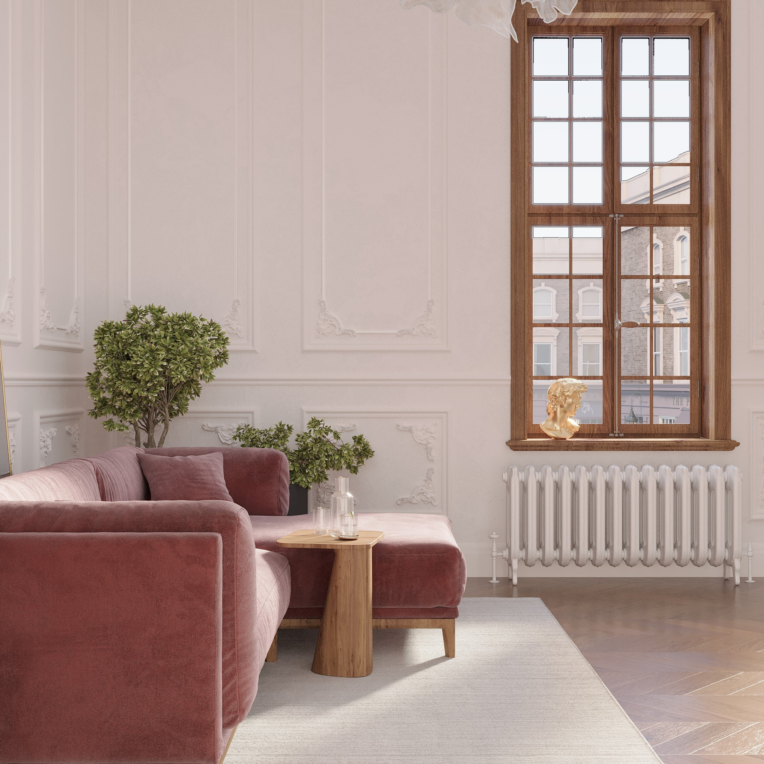 Lounge «Voile d'Argent». Портфолио 3D визуализатора