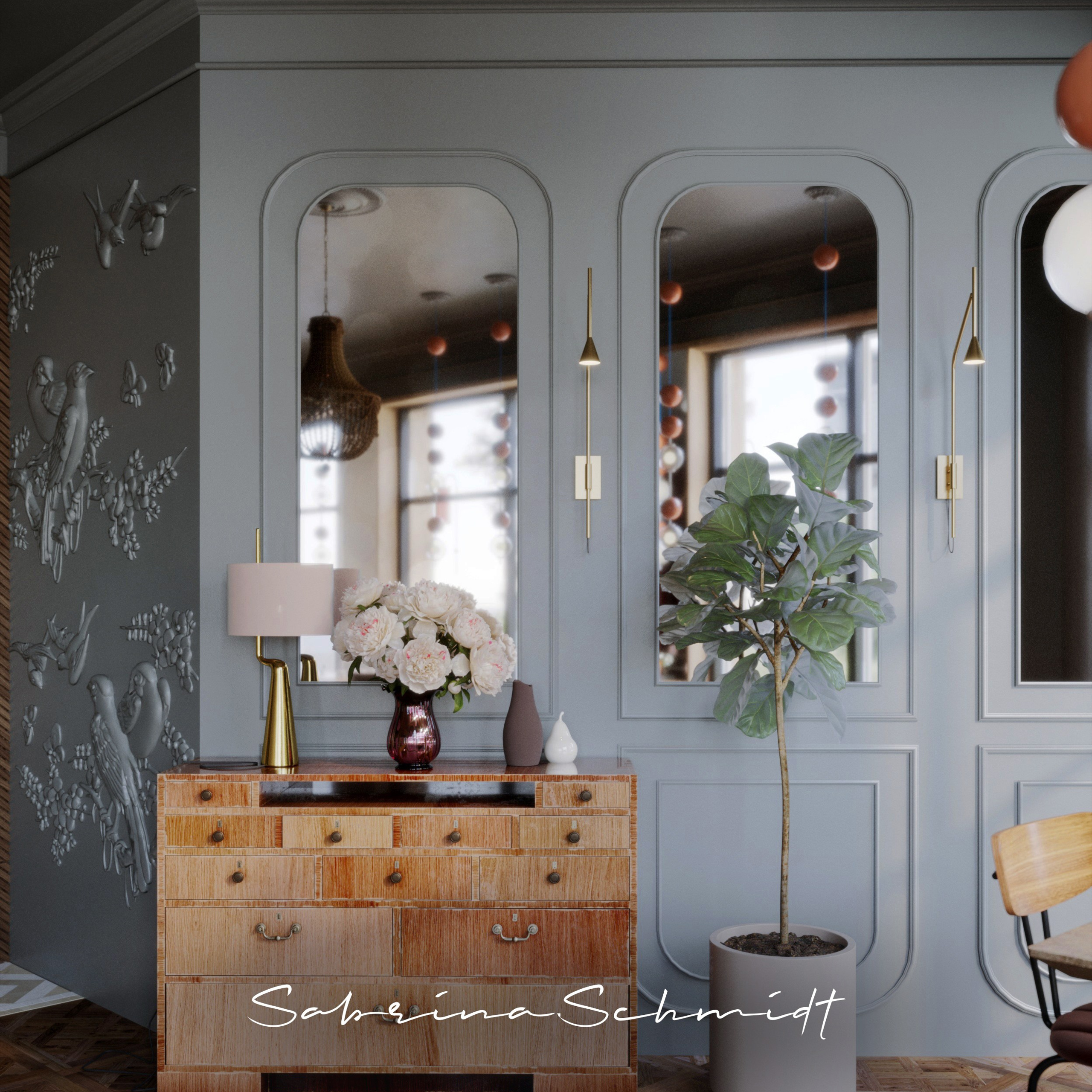 Кафе — Сытый кот. Портфолио 3D визуализатора