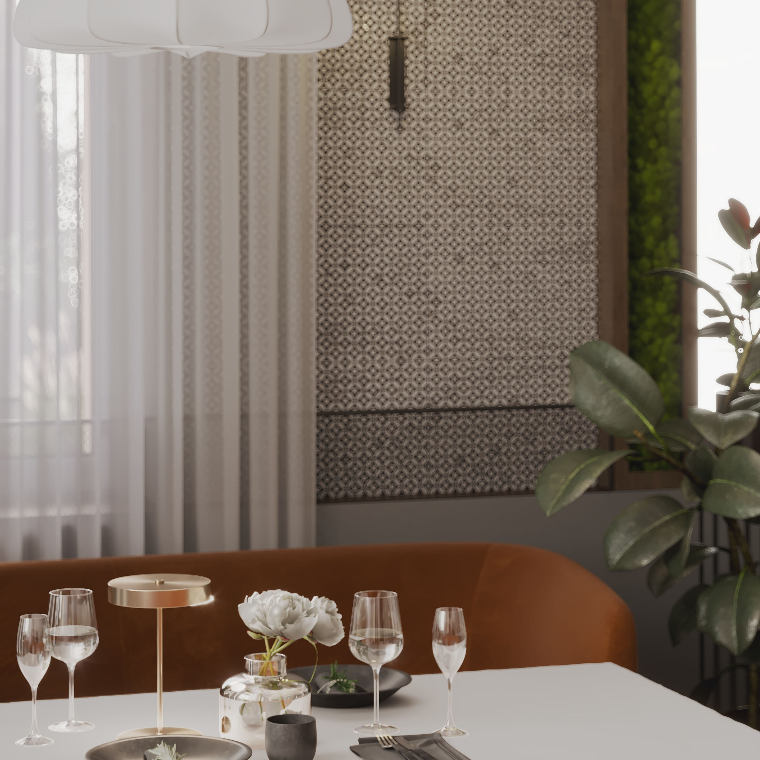 Ресторан Astoria. Портфолио 3D визуализатора