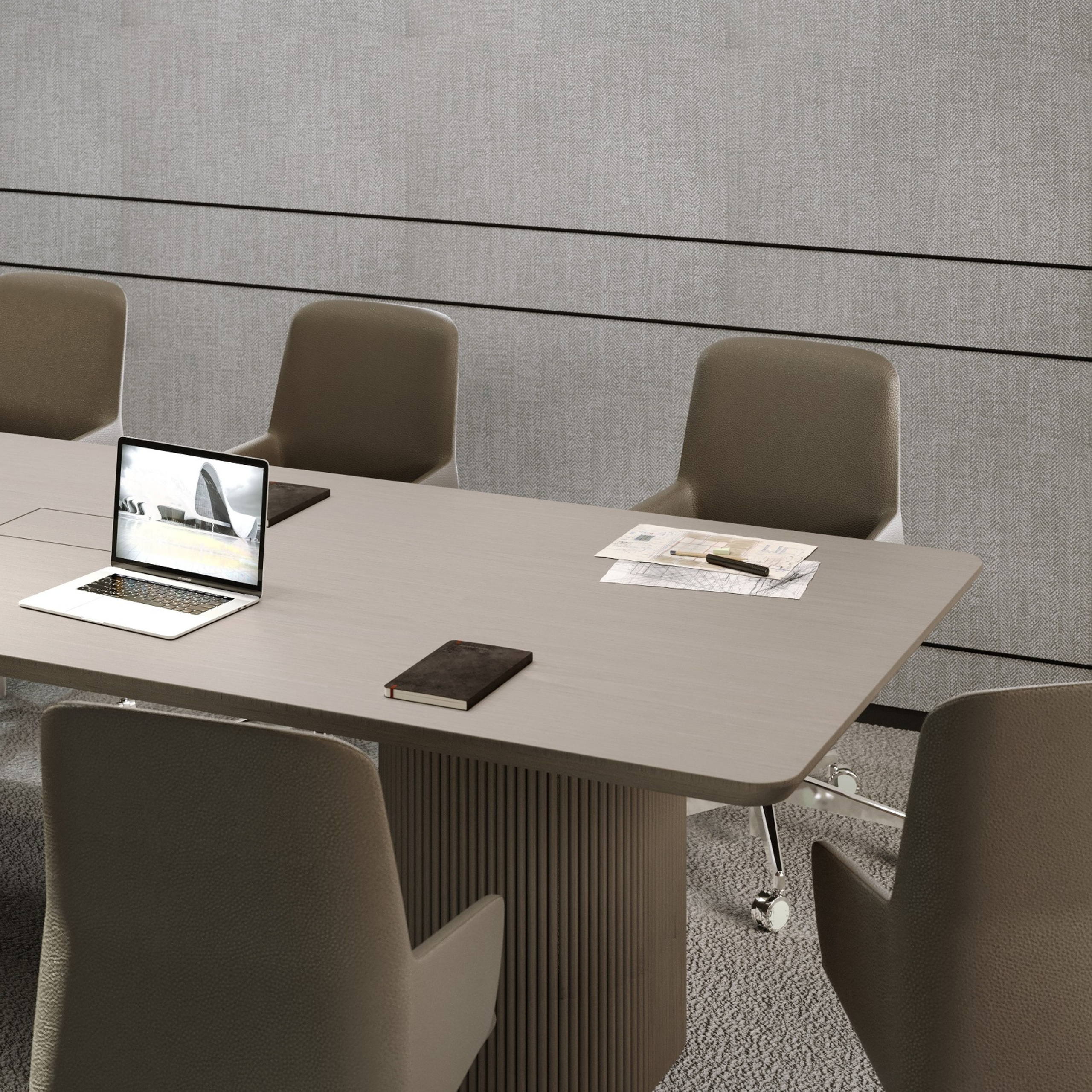 Офис Level — 2023 год. Портфолио 3D визуализатора