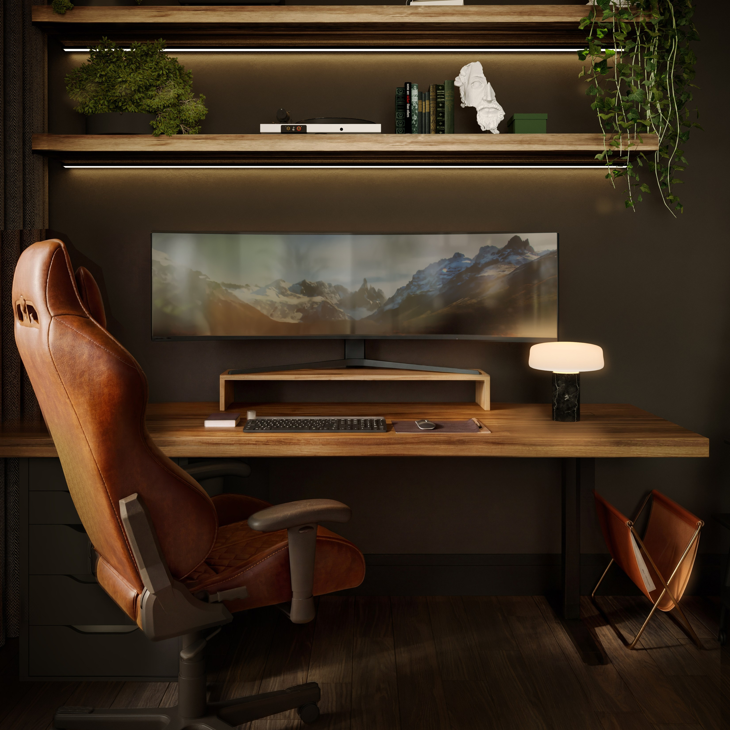 Кабинет. Портфолио 3D визуализатора