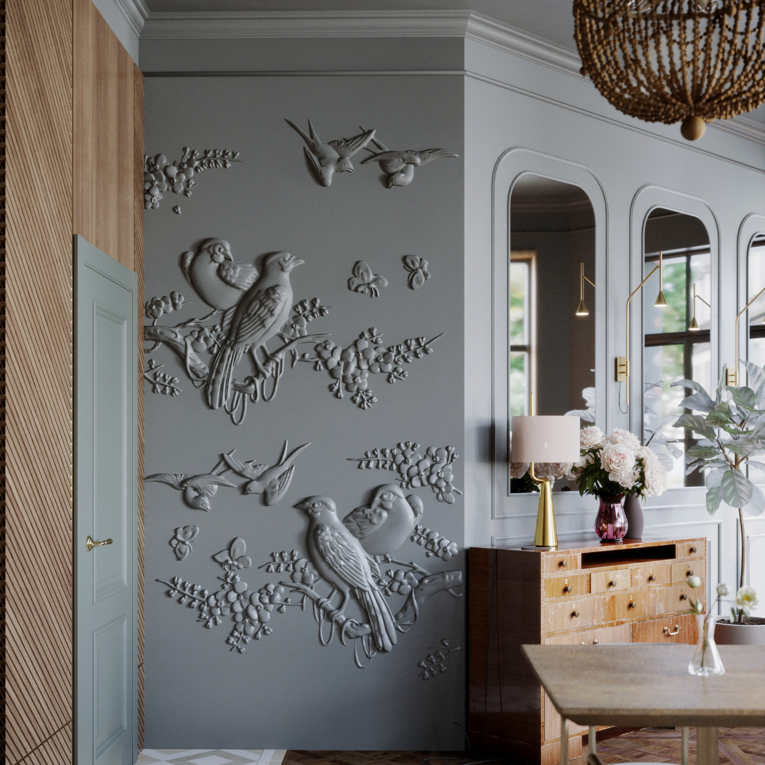 Кафе — Сытый кот. Портфолио 3D визуализатора