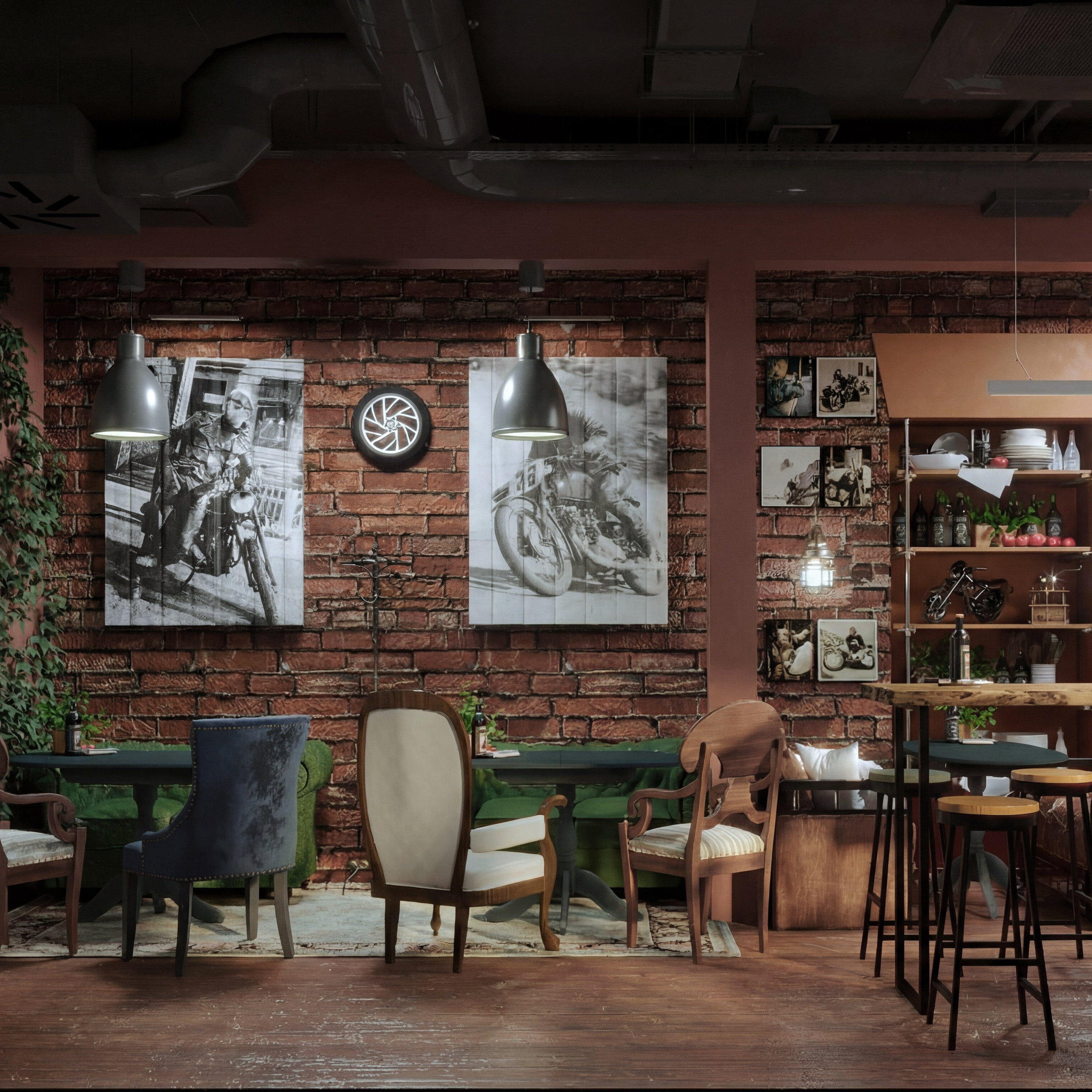 Бар — Mirror of the Night. Портфолио 3D визуализатора