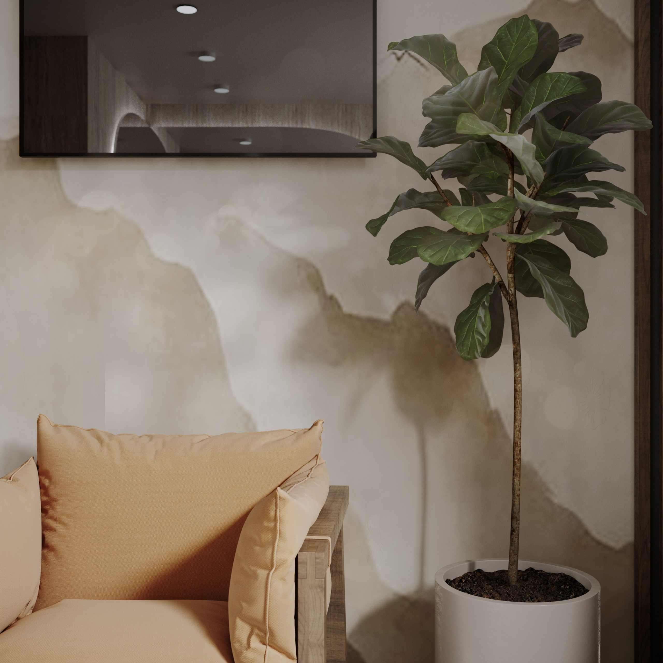 Home gym «Pigment». Портфолио 3D визуализатора