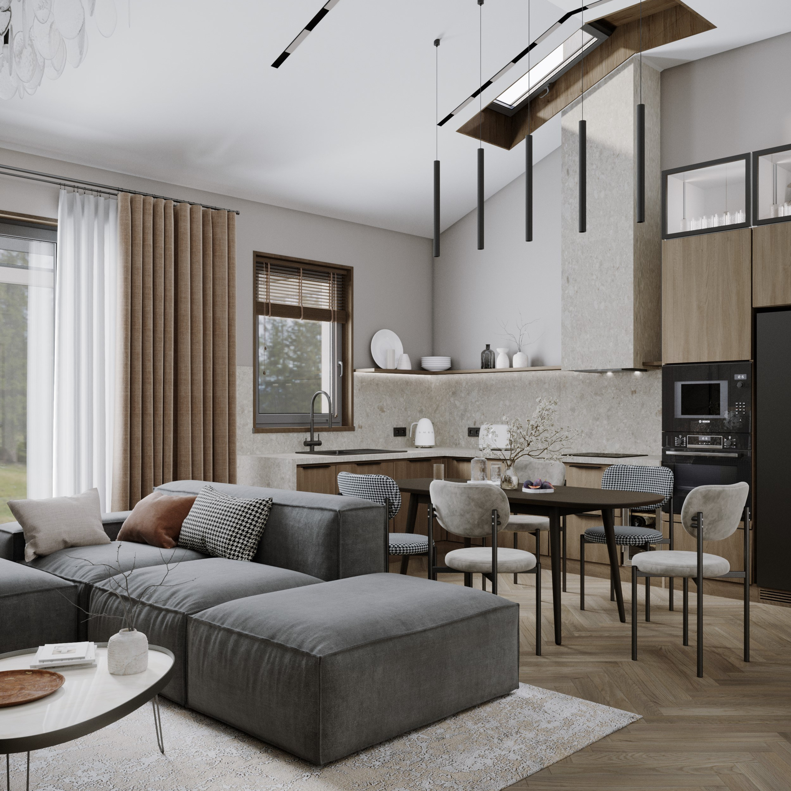 Kitchen «L'Art Culinaire». Портфолио 3D визуализатора