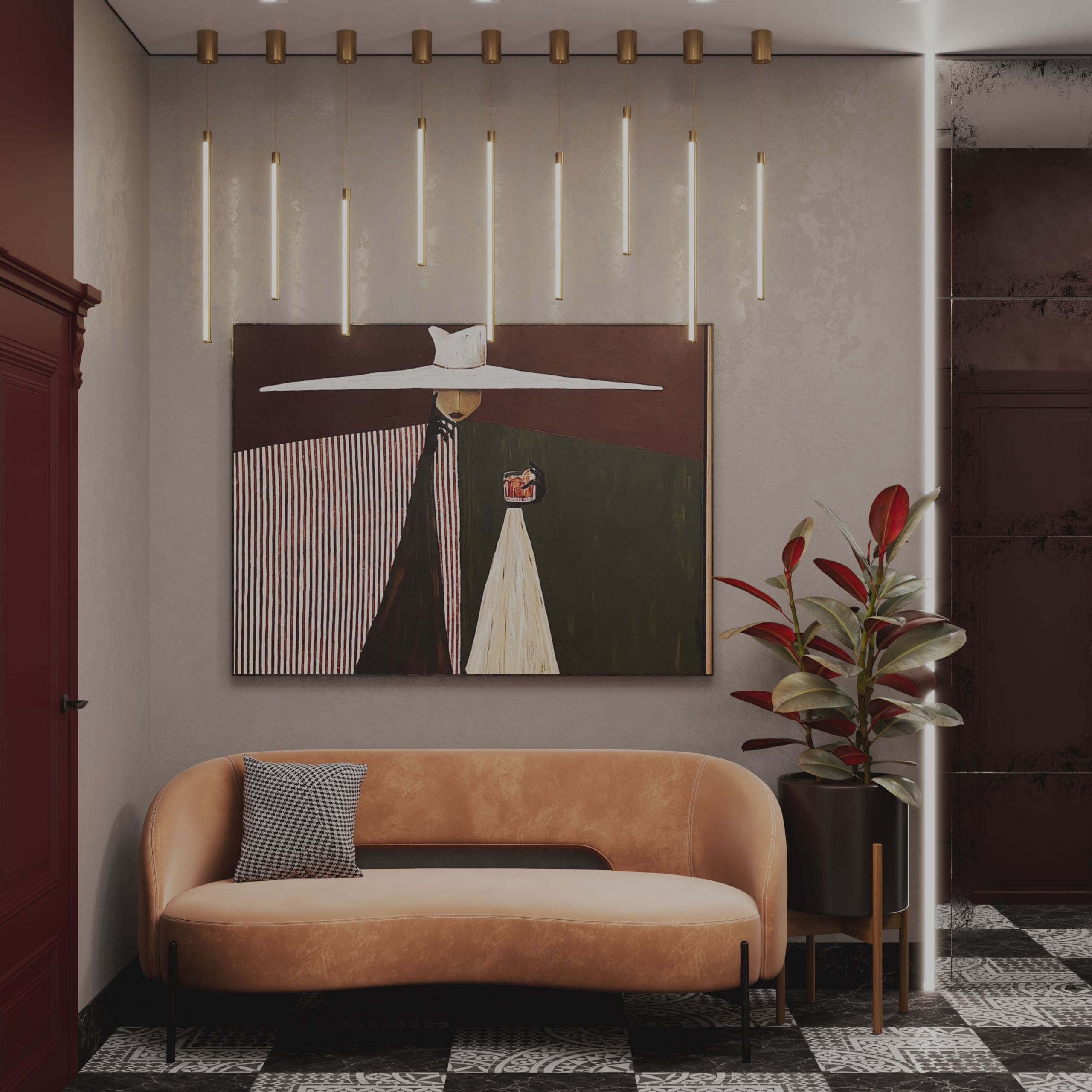 Ресторан Astoria. Портфолио 3D визуализатора