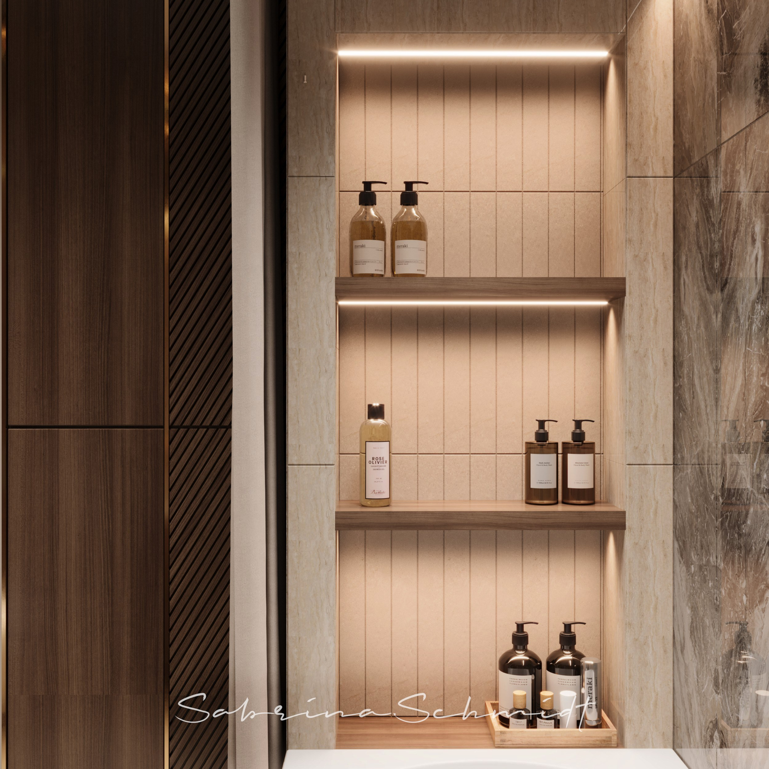 Bath «Reflet d'Opale». Портфолио 3D визуализатора