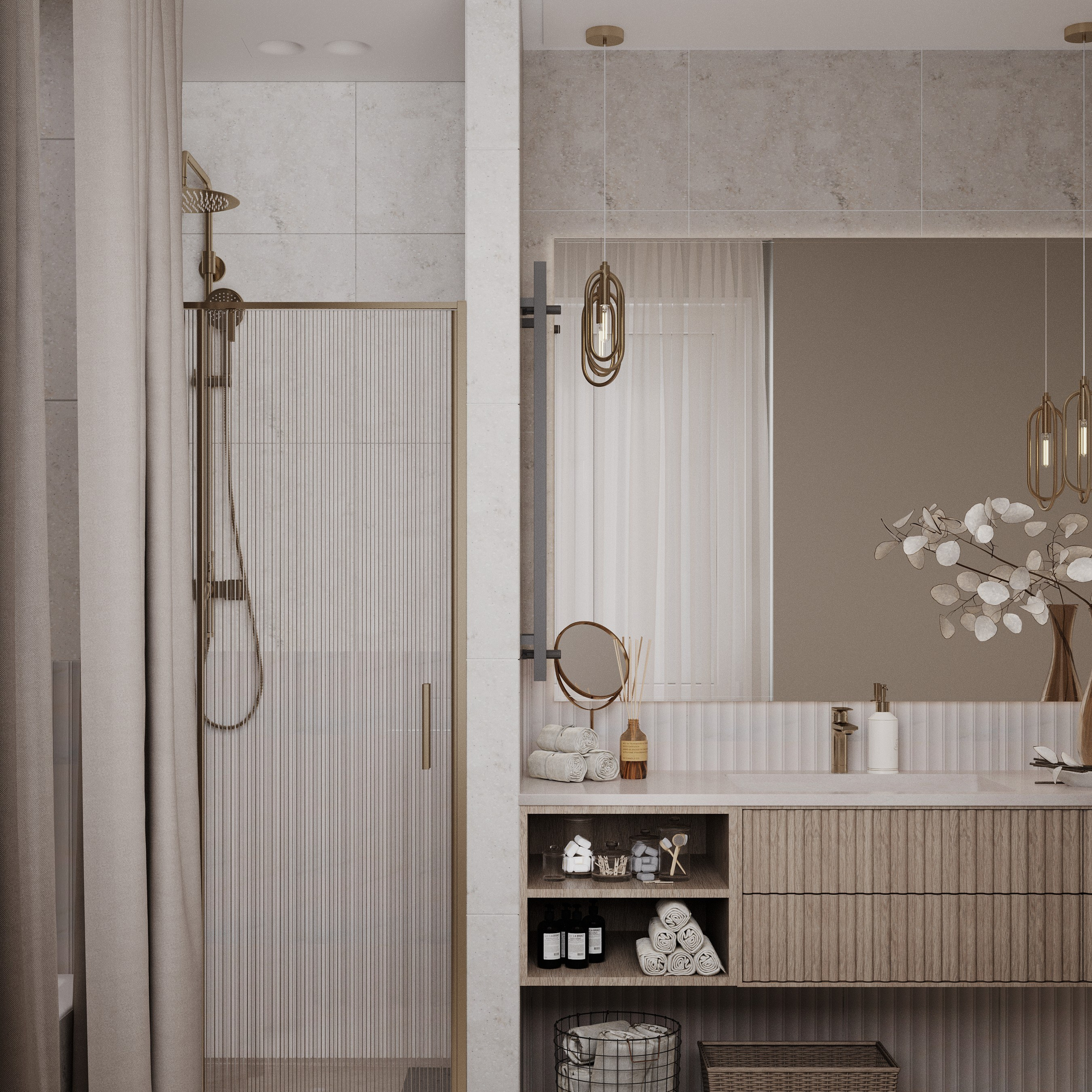 Spa «Brume de Jade». Портфолио 3D визуализатора