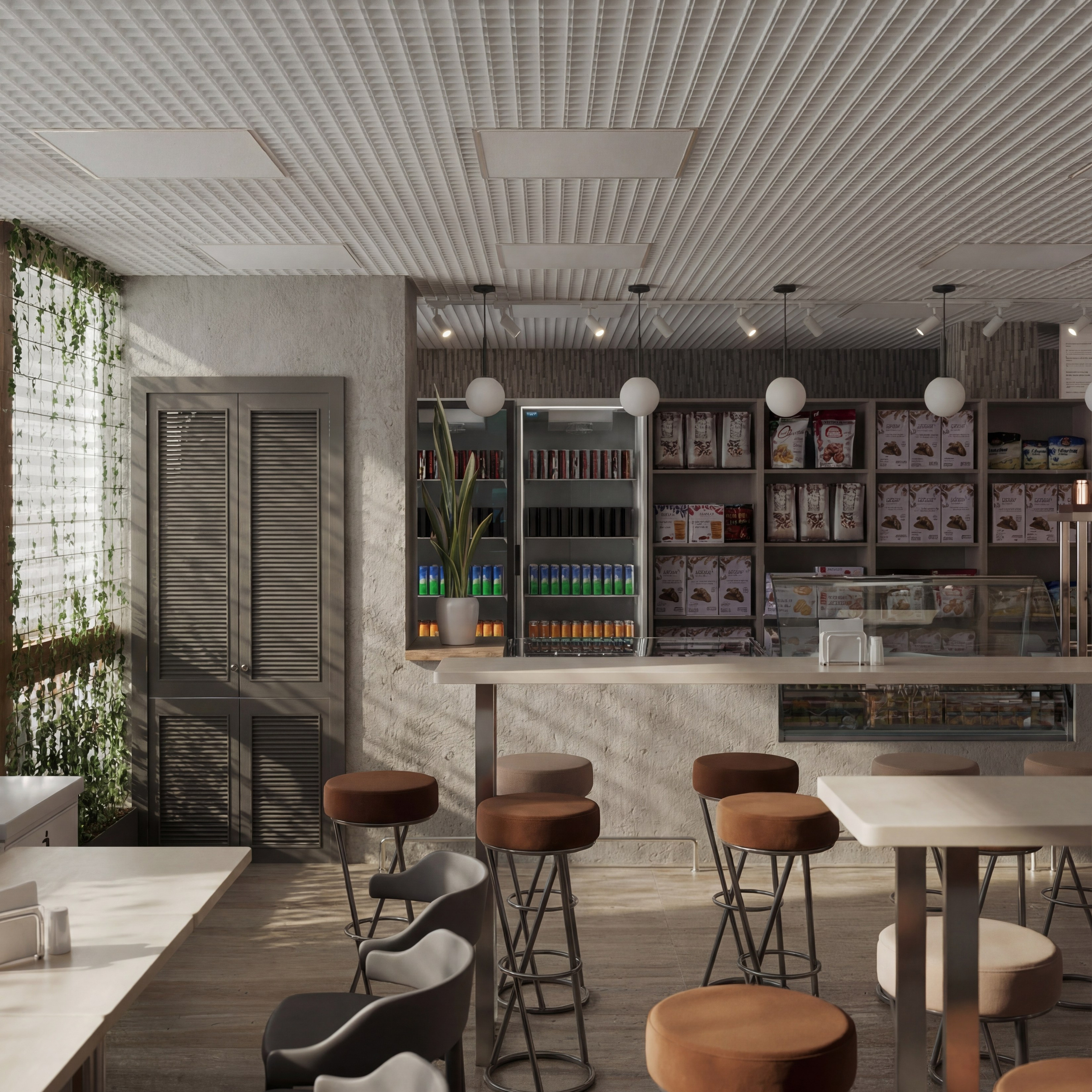 Кафе — ДЖЕМ. Портфолио 3D визуализатора