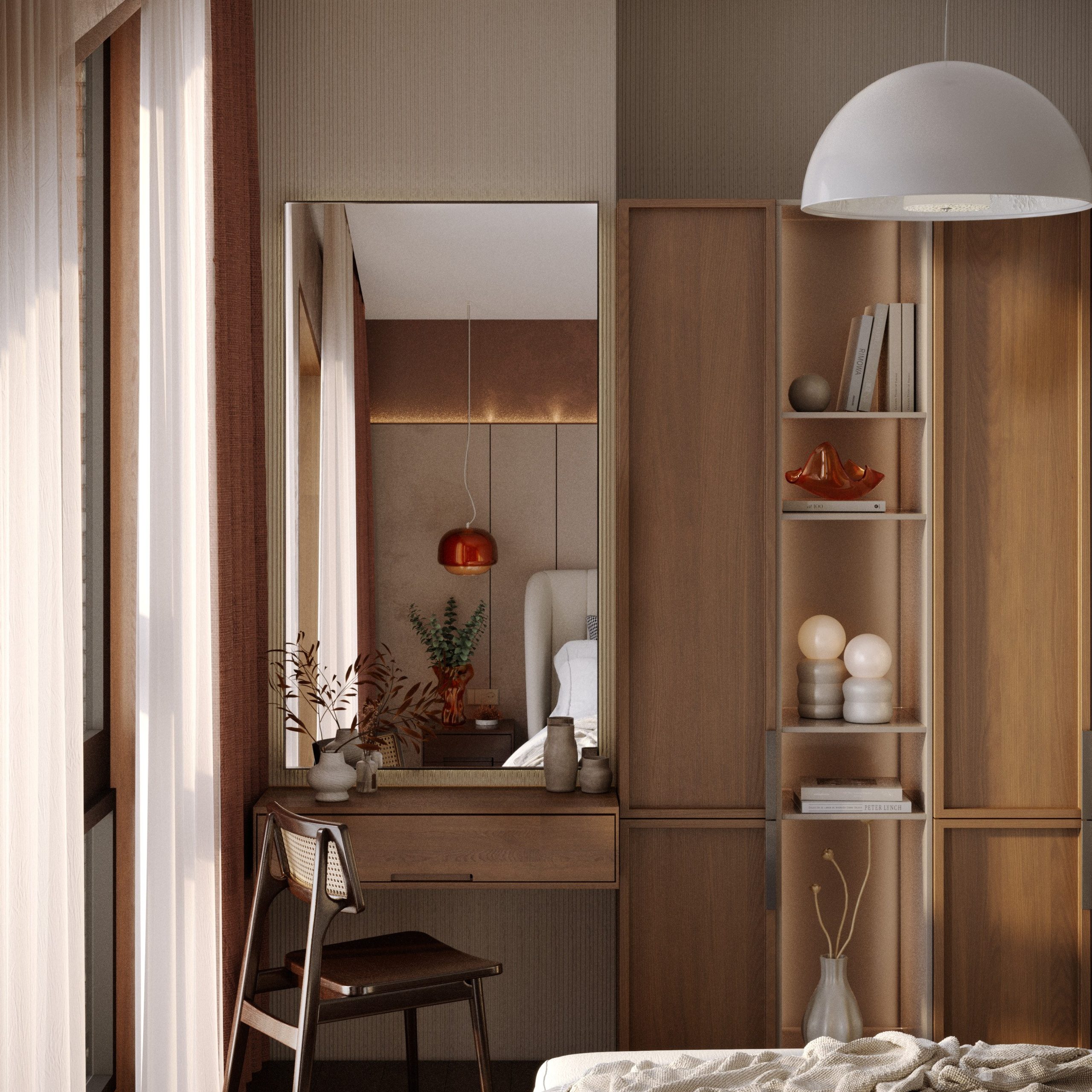 Chambre «L'Heure Bleue». Портфолио 3D визуализатора