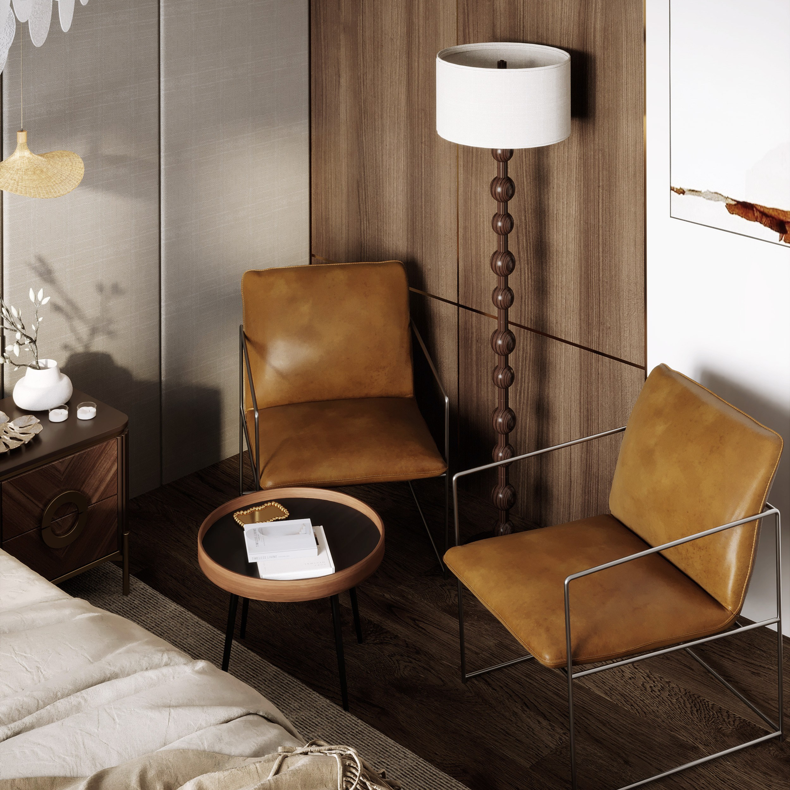 Bedroom «Nuage Doux». Портфолио 3D визуализатора