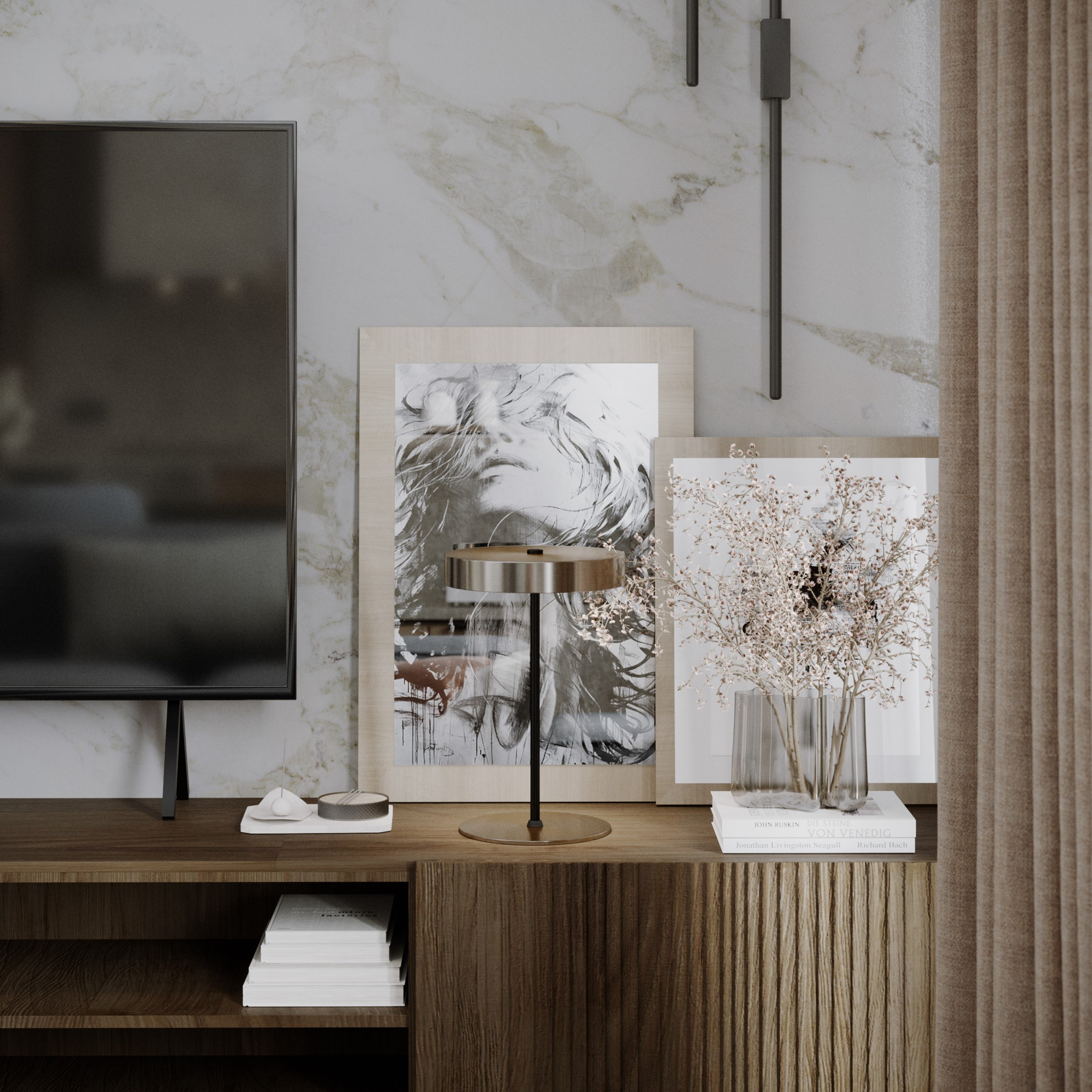 Kitchen «L'Art Culinaire». Портфолио 3D визуализатора