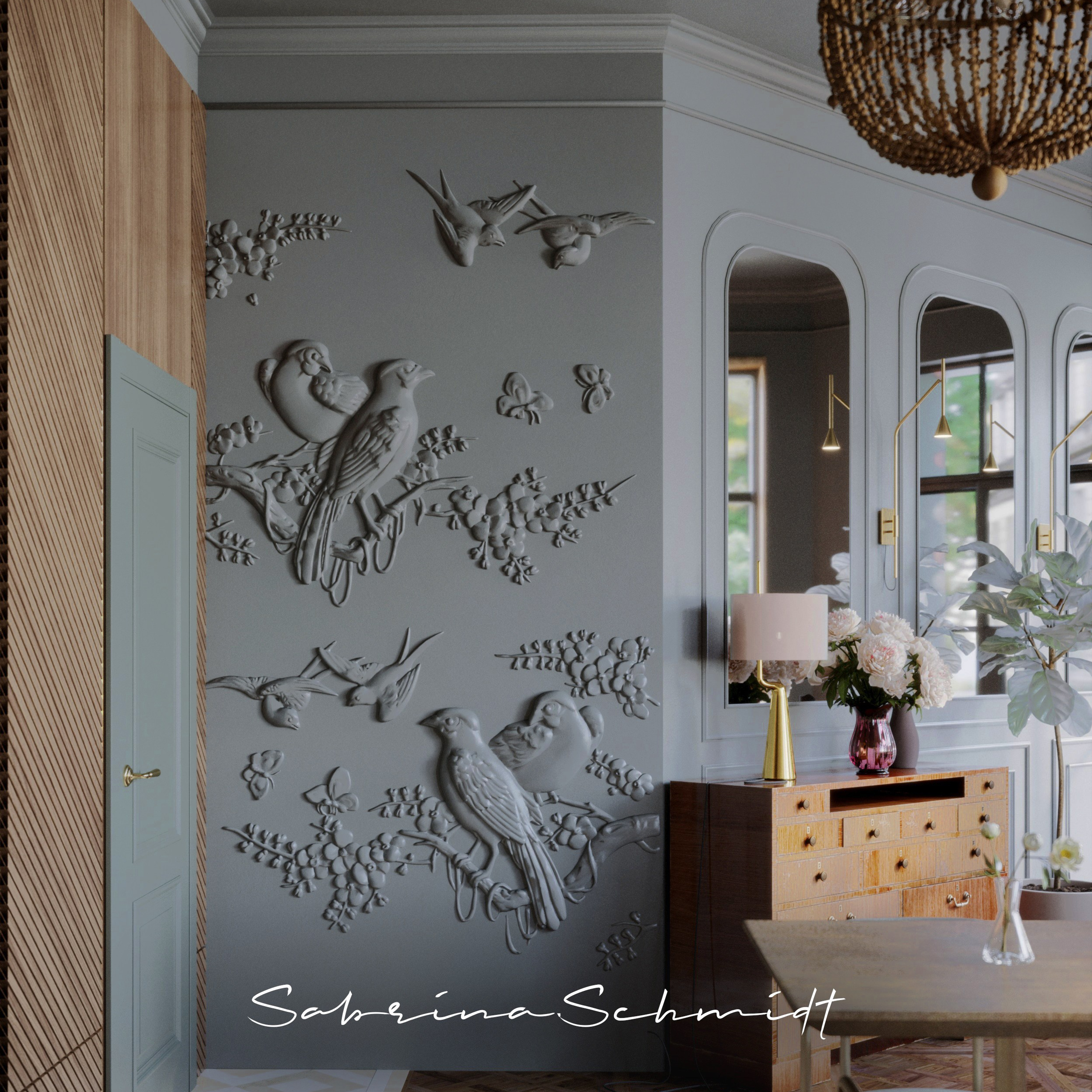 Кафе — Сытый кот. Портфолио 3D визуализатора