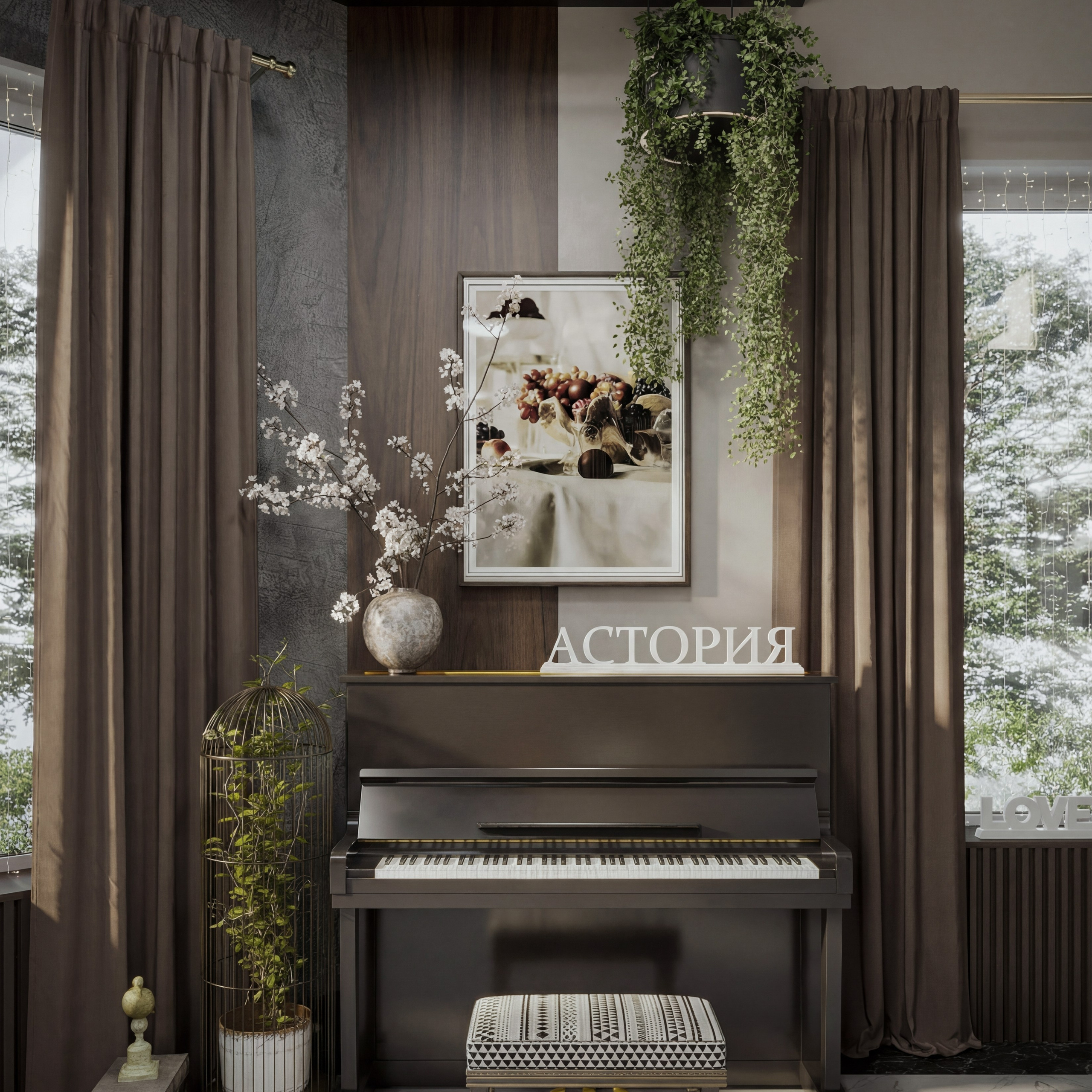 Ресторан Astoria. Портфолио 3D визуализатора