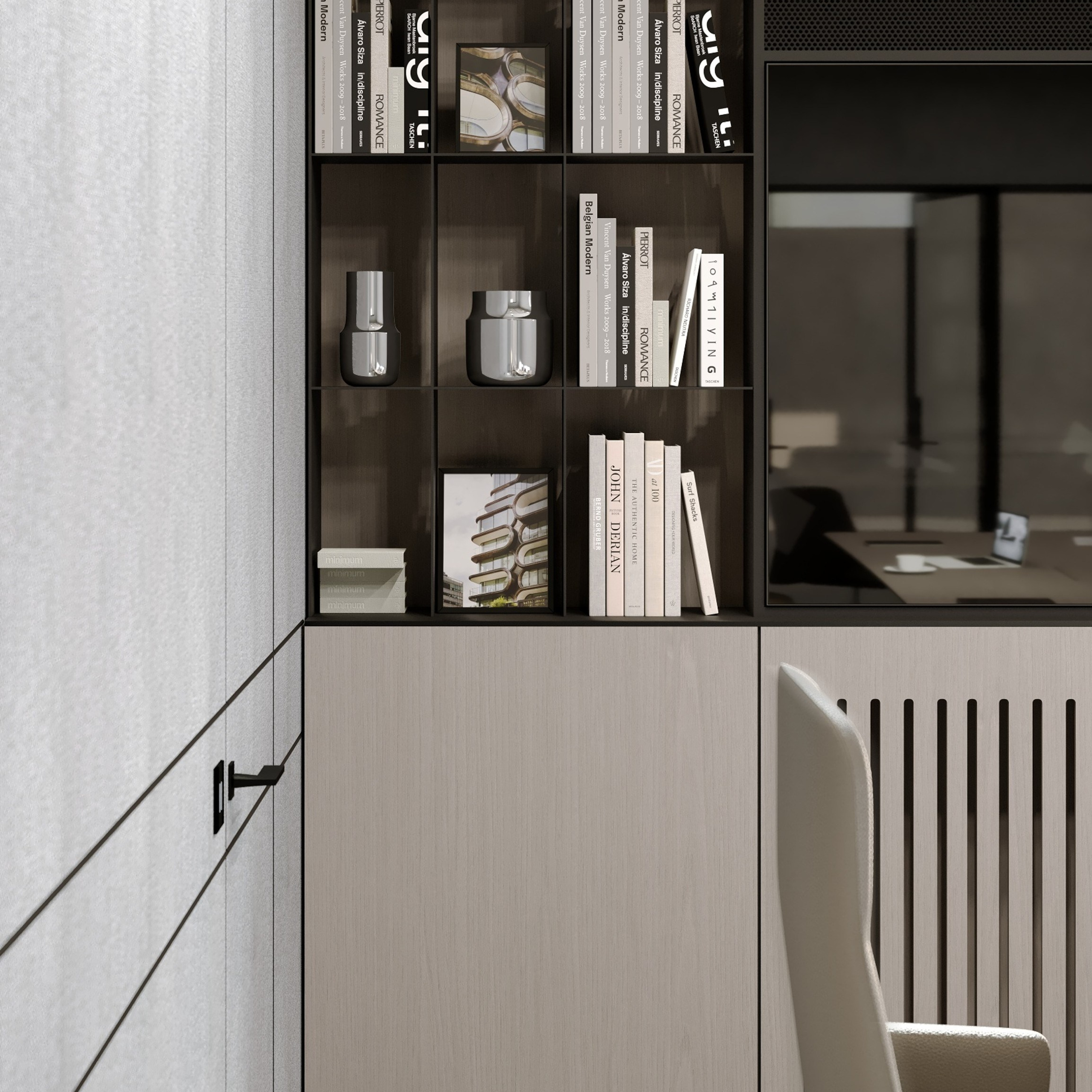 Офис Level — 2023 год. Портфолио 3D визуализатора