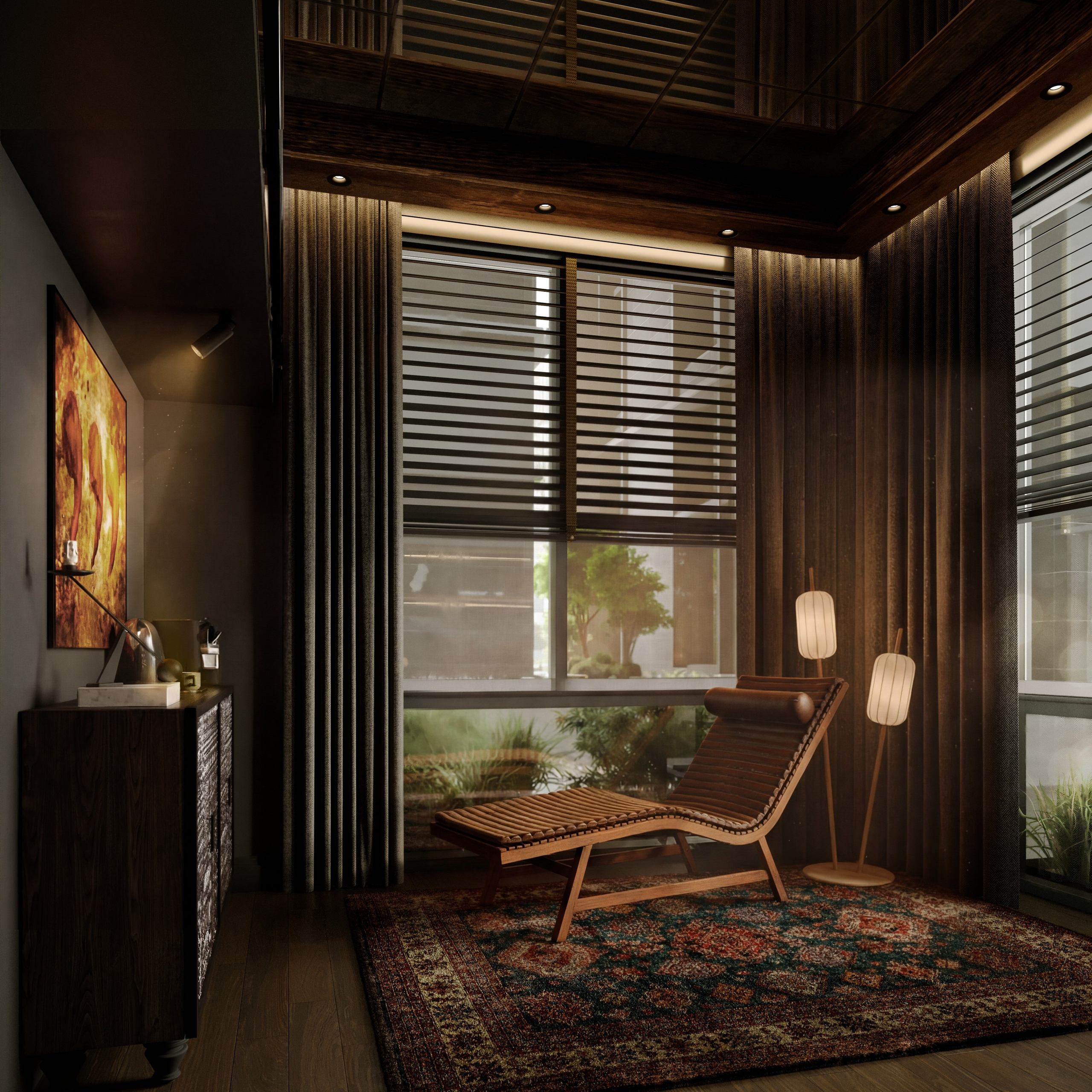 Кабинет. Портфолио 3D визуализатора