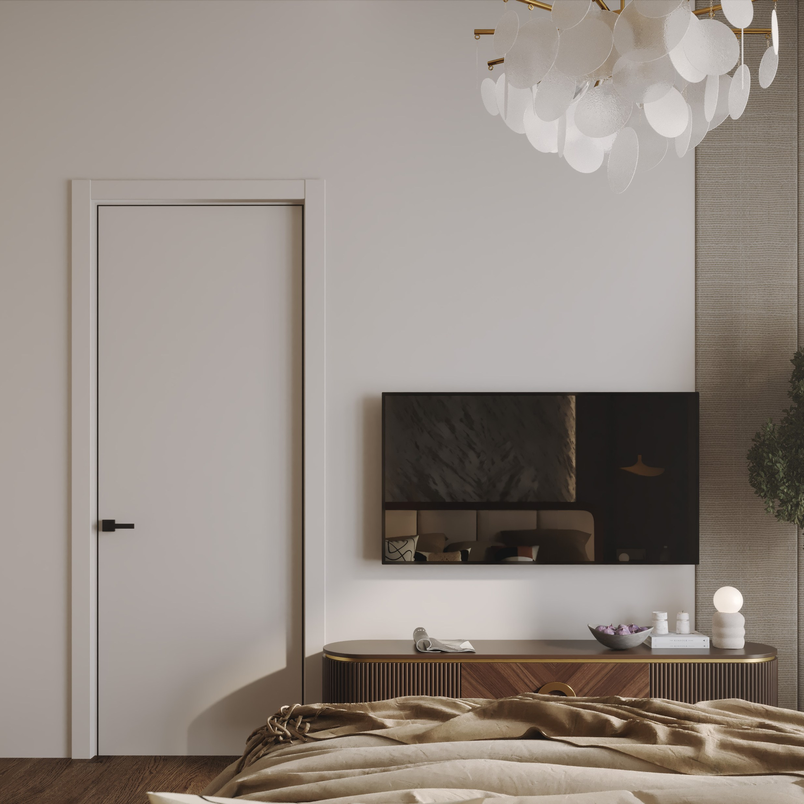 Bedroom «Nuage Doux». Портфолио 3D визуализатора