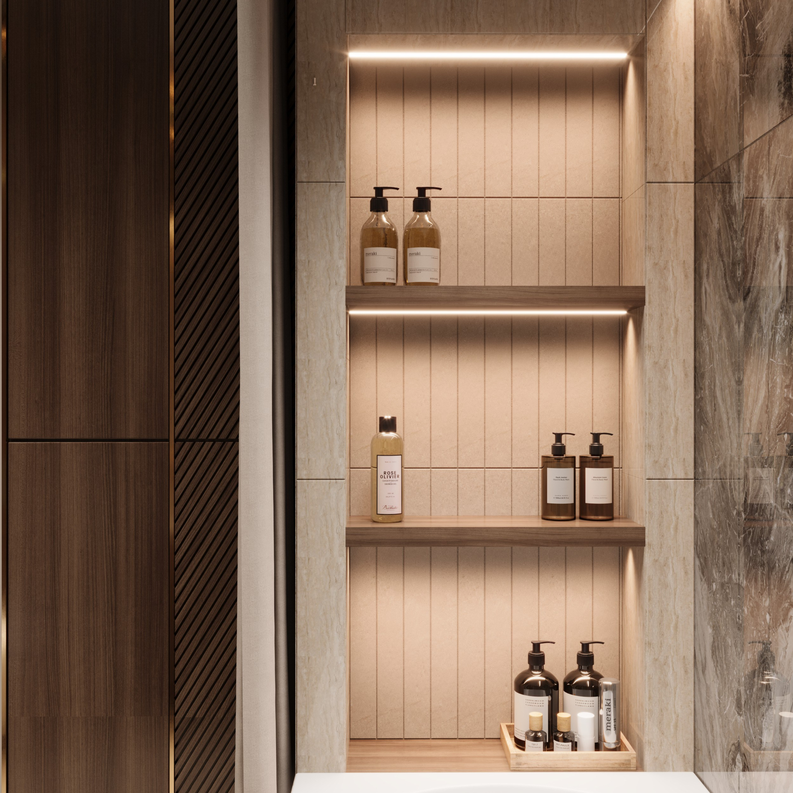 Bath «Reflet d'Opale». Портфолио 3D визуализатора