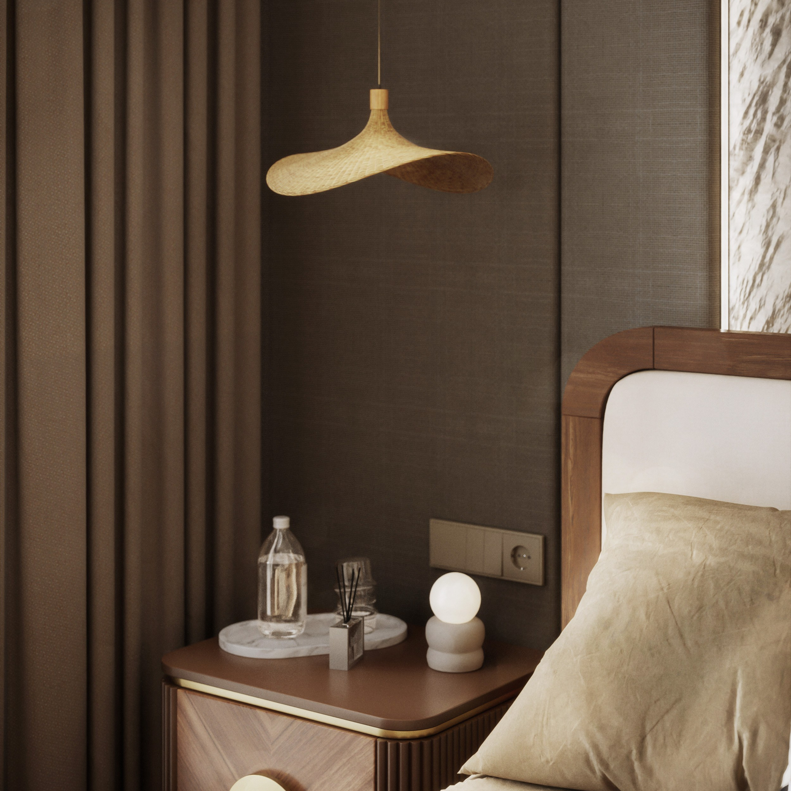 Bedroom «Nuage Doux». Портфолио 3D визуализатора