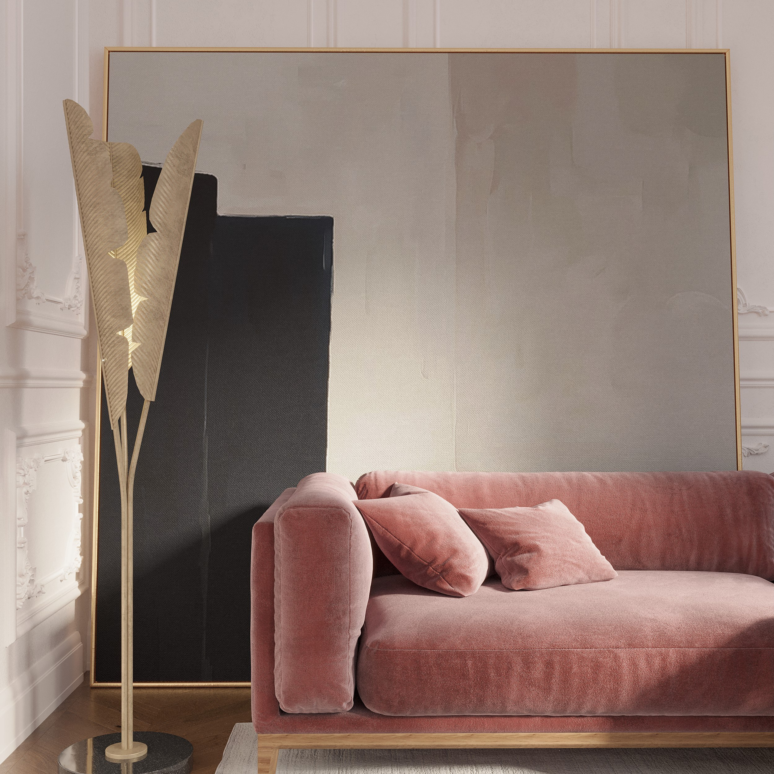 Lounge «Voile d'Argent». Портфолио 3D визуализатора