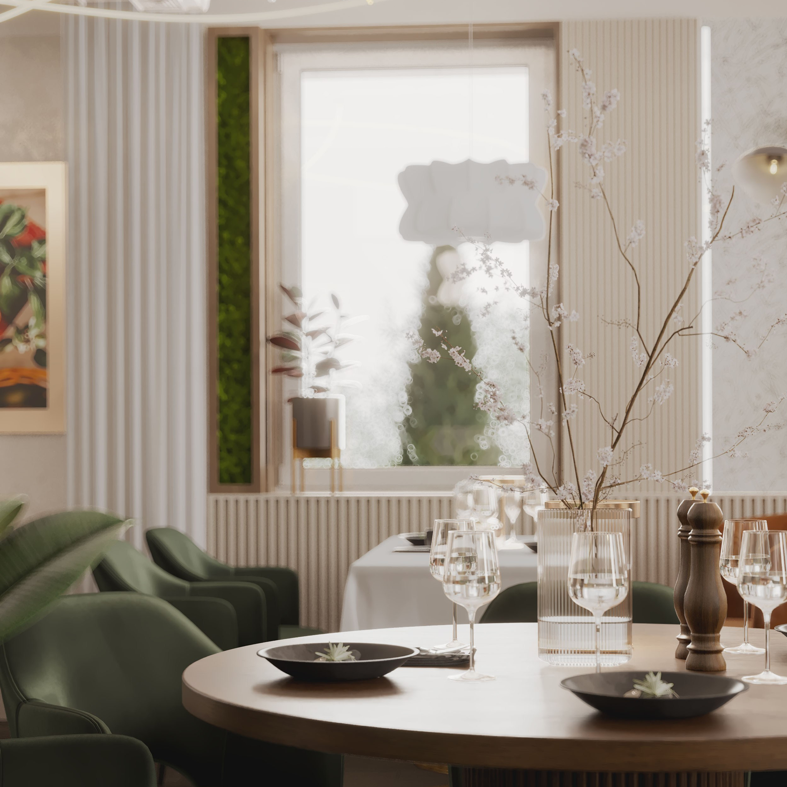 Ресторан Astoria. Портфолио 3D визуализатора