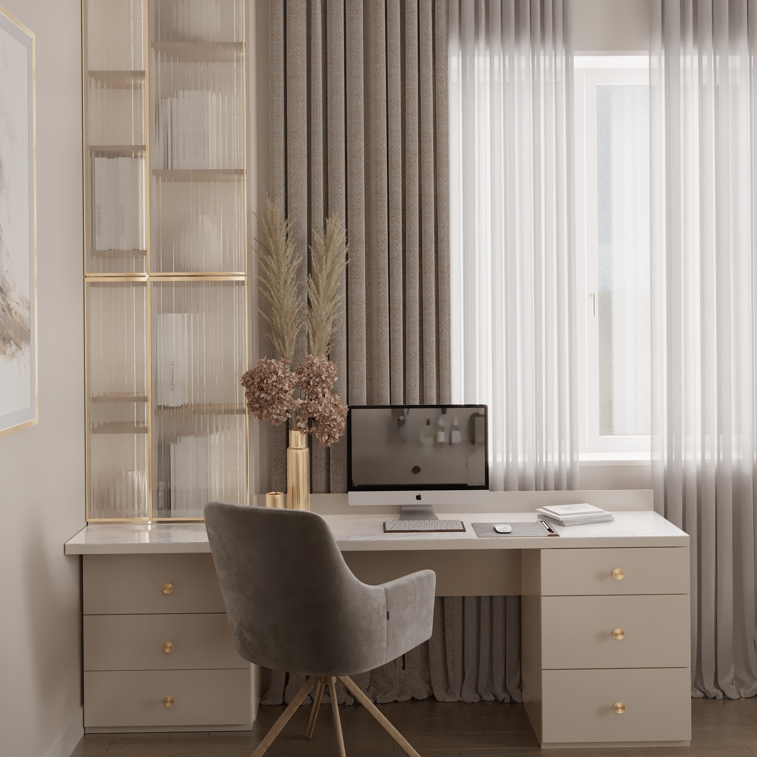 Living «Charme Caché». Портфолио 3D визуализатора