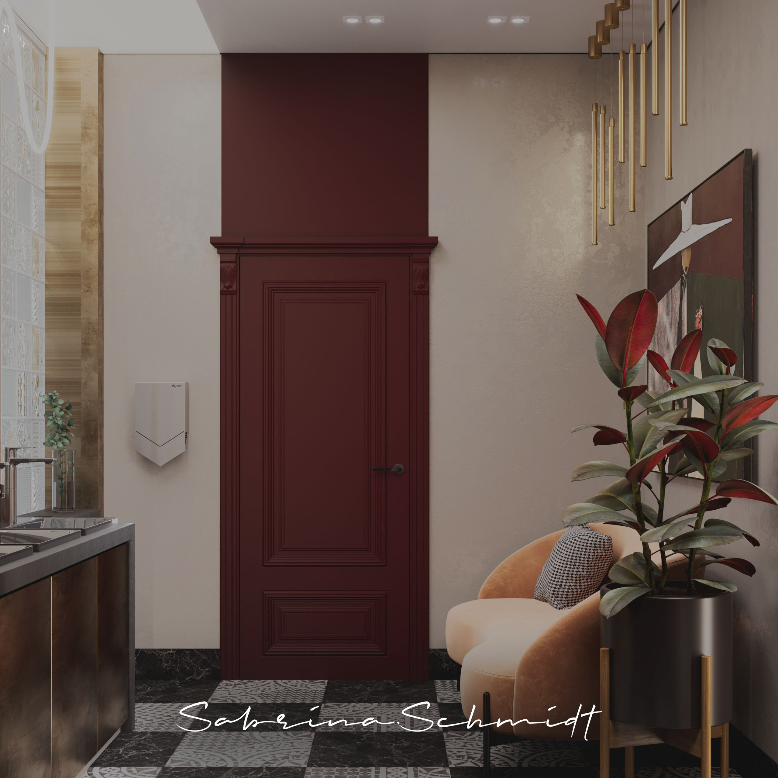 Ресторан Astoria. Портфолио 3D визуализатора