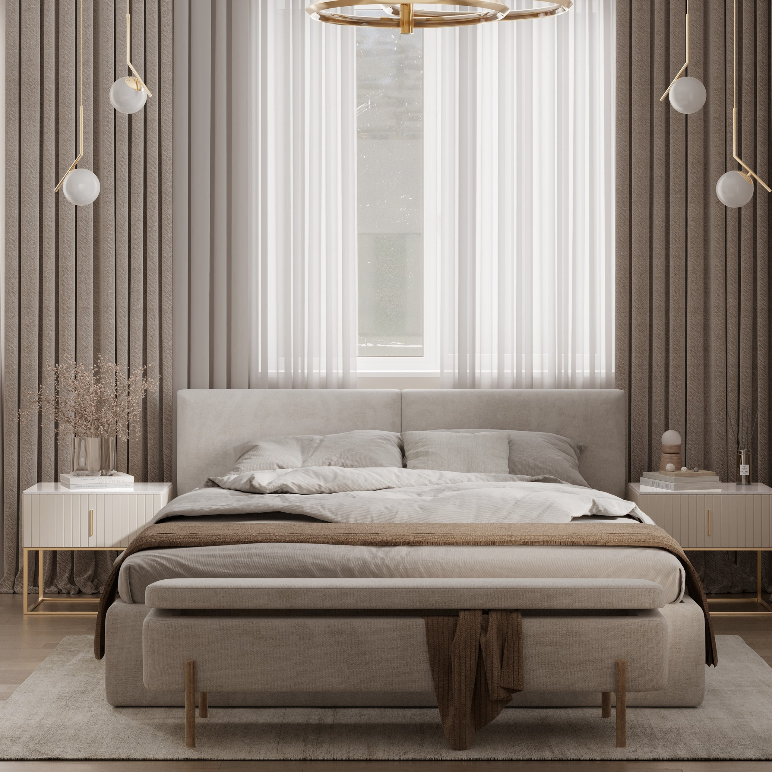 Living «Charme Caché». Портфолио 3D визуализатора