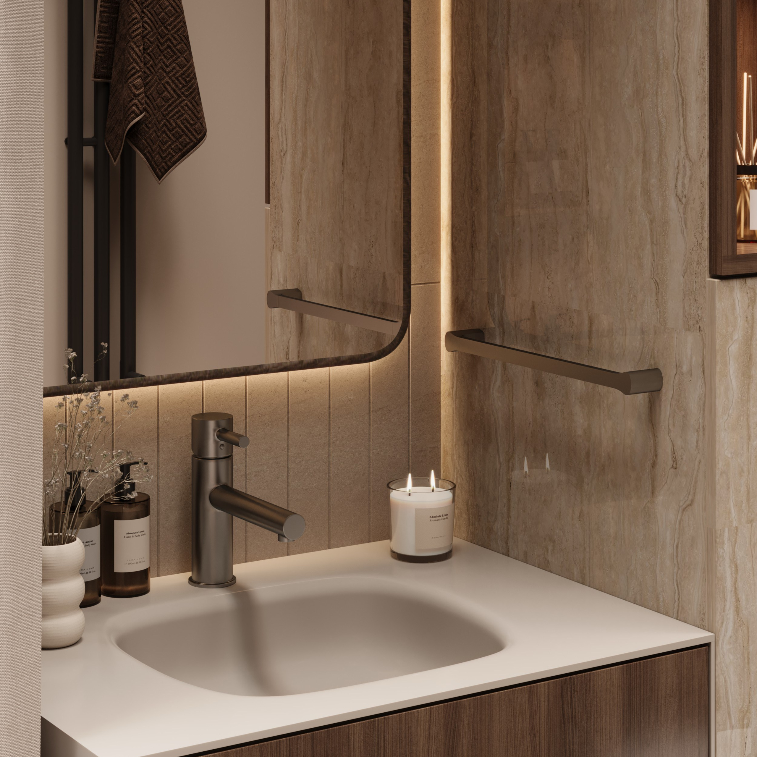 Bath «Reflet d'Opale». Портфолио 3D визуализатора