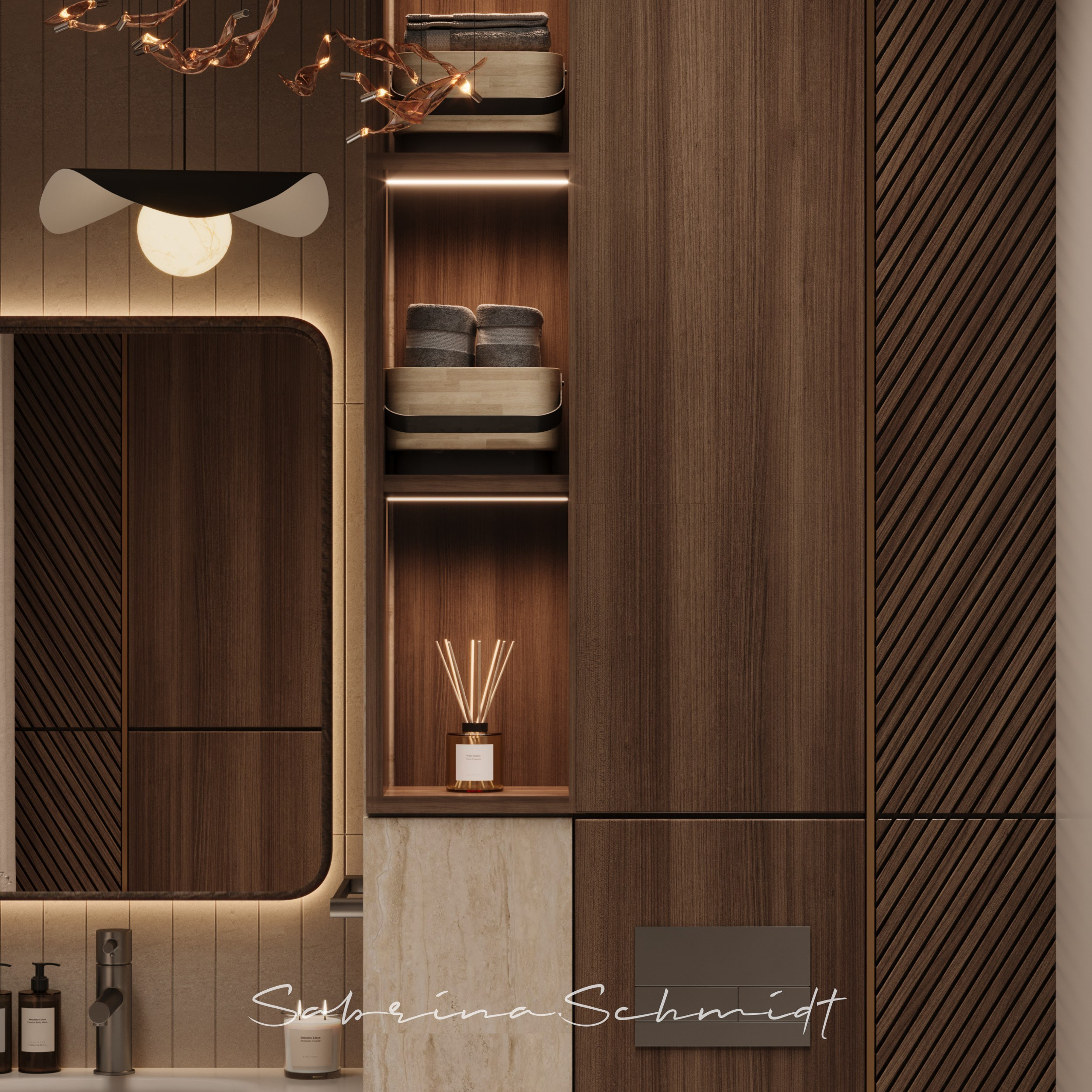 Bath «Reflet d'Opale». Портфолио 3D визуализатора