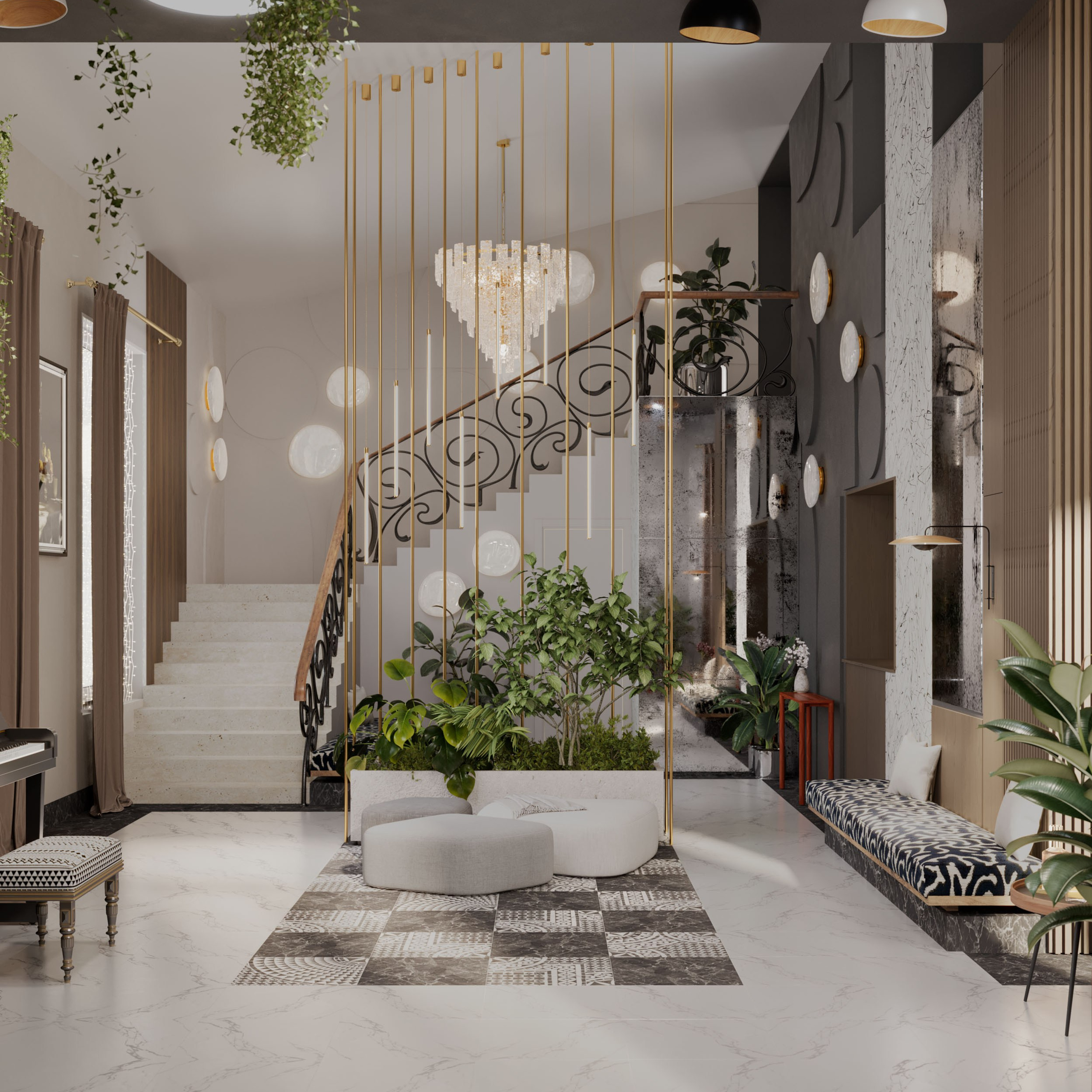 Ресторан Astoria. Портфолио 3D визуализатора