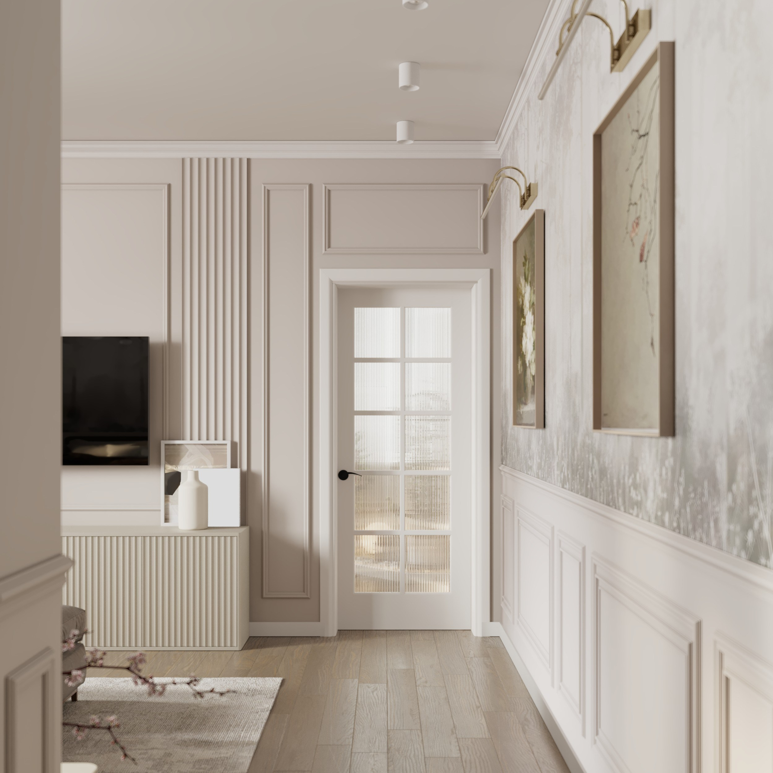 Chambre «Rêve de Soie». Портфолио 3D визуализатора