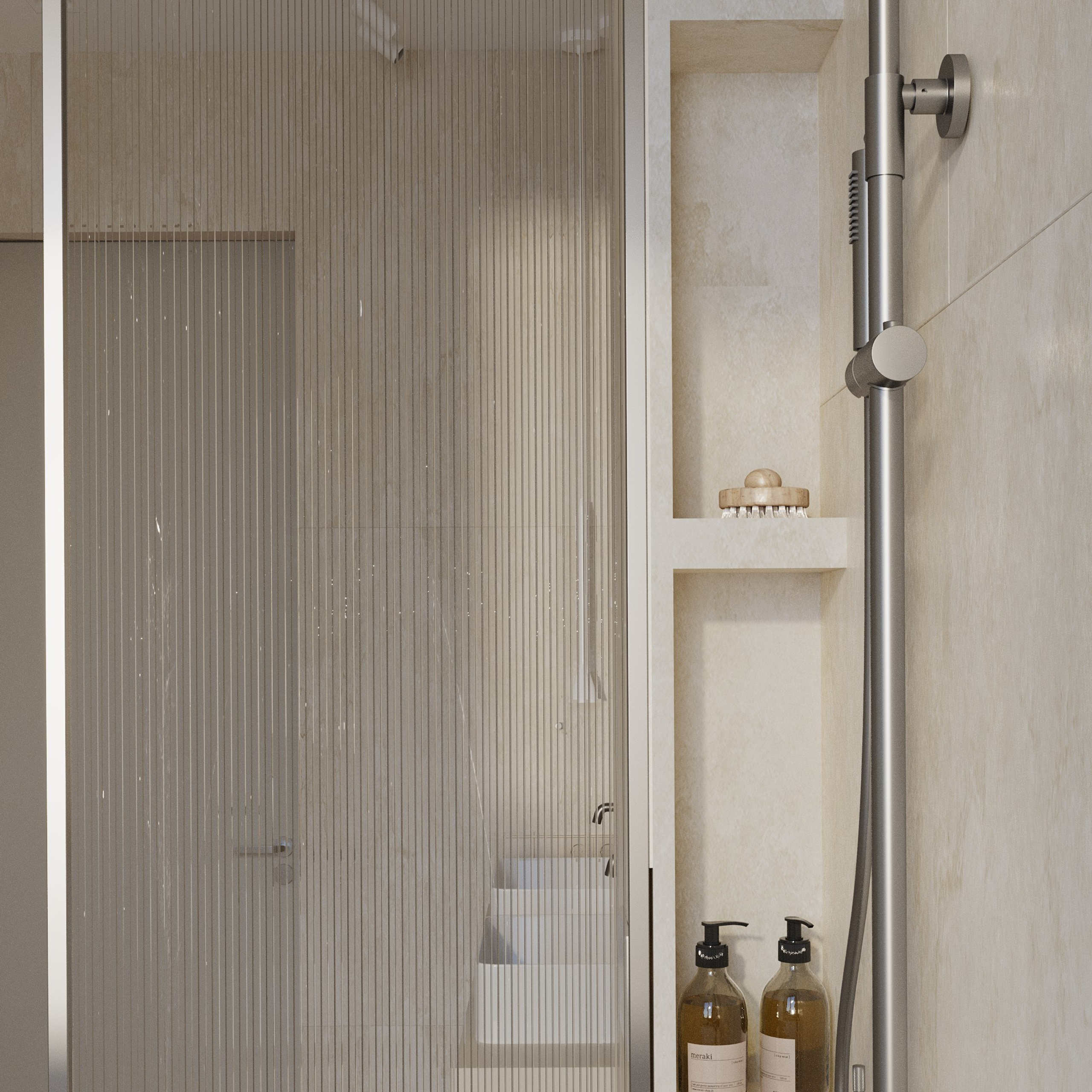 Bathroom «Le Miroir Infini». Портфолио 3D визуализатора