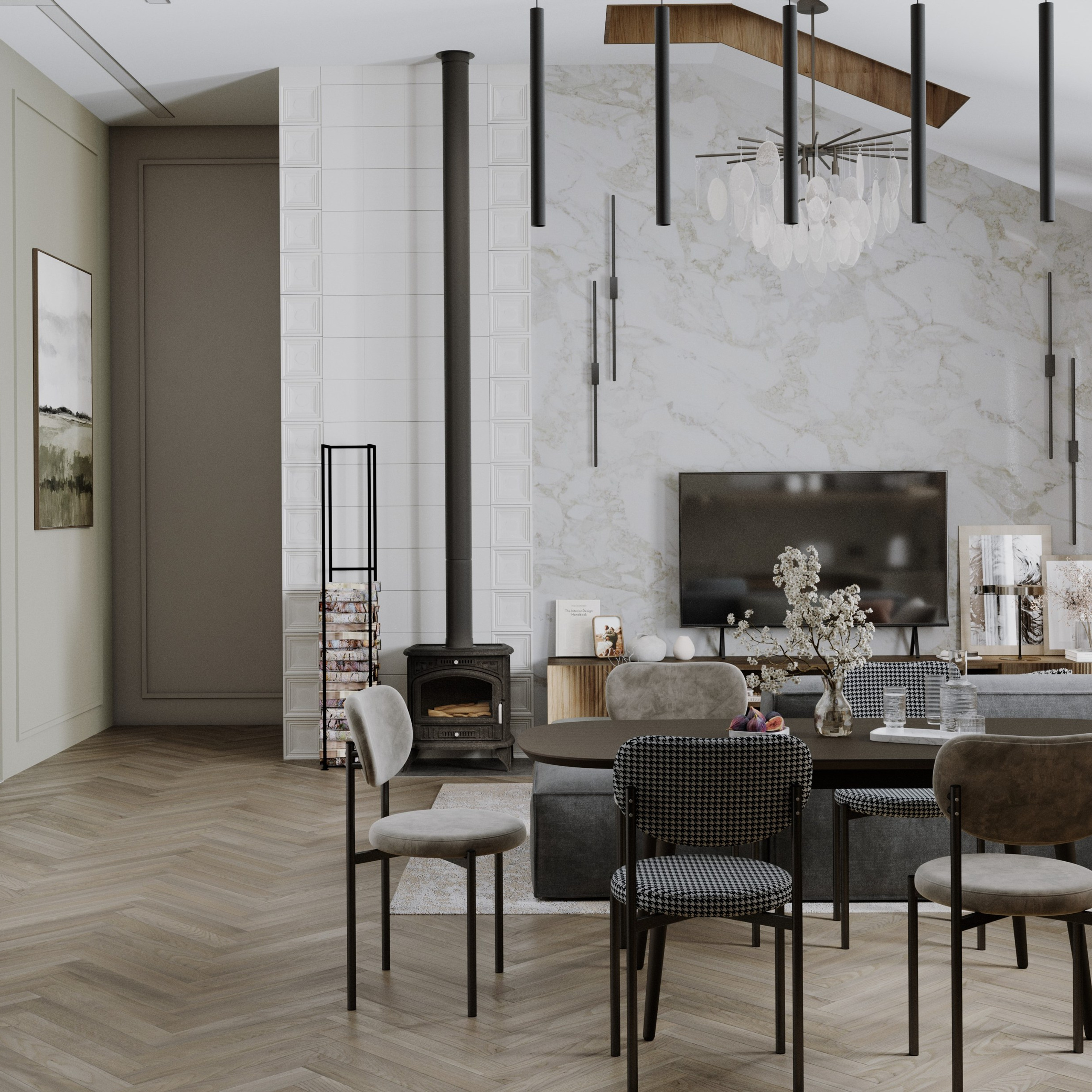 Kitchen «L'Art Culinaire». Портфолио 3D визуализатора