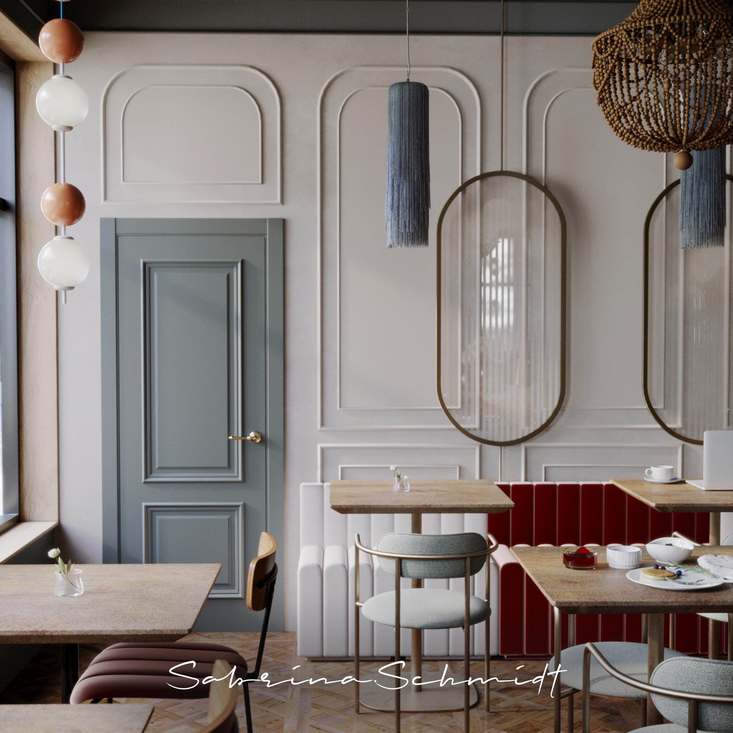 Кафе — Сытый кот. Портфолио 3D визуализатора