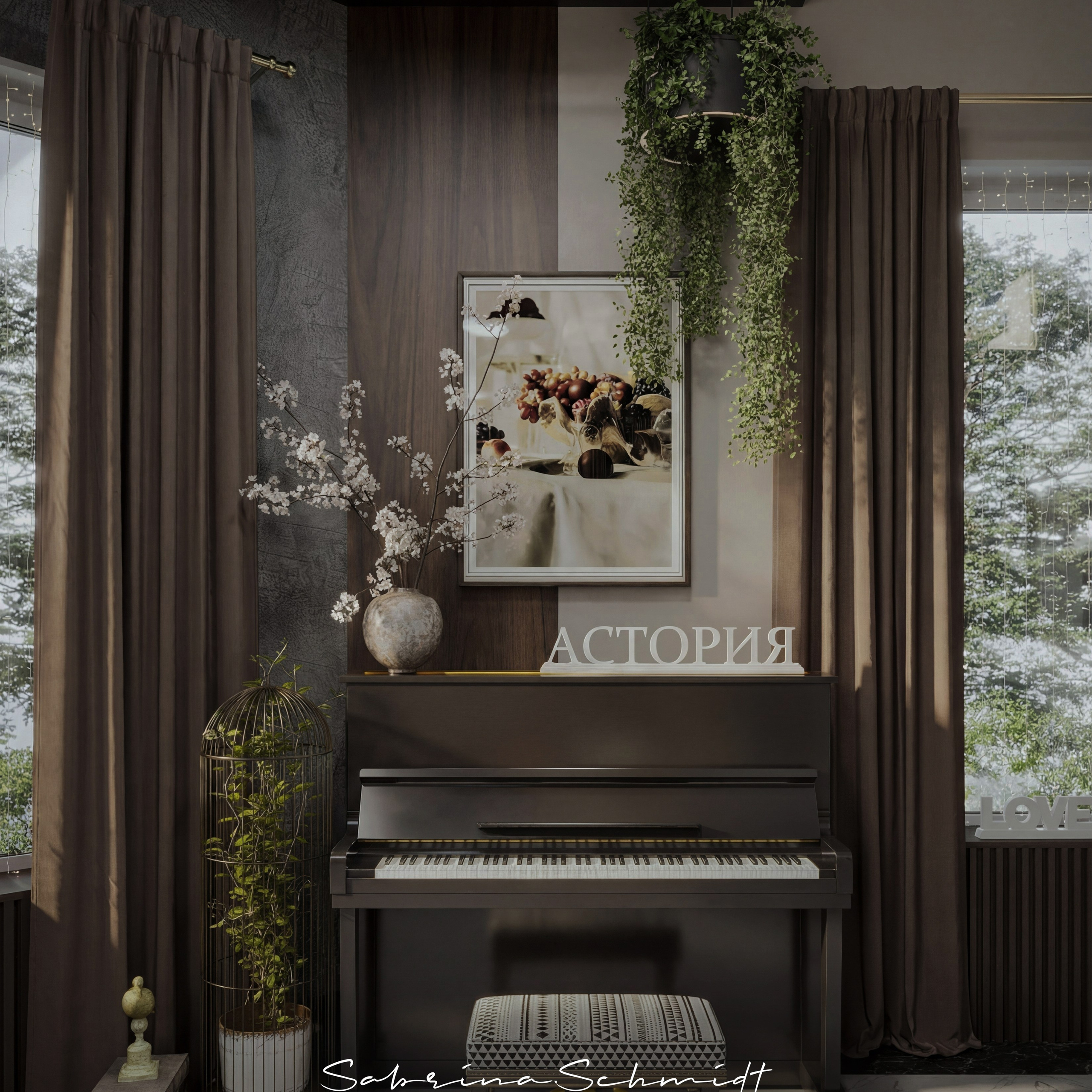 Ресторан Astoria. Портфолио 3D визуализатора