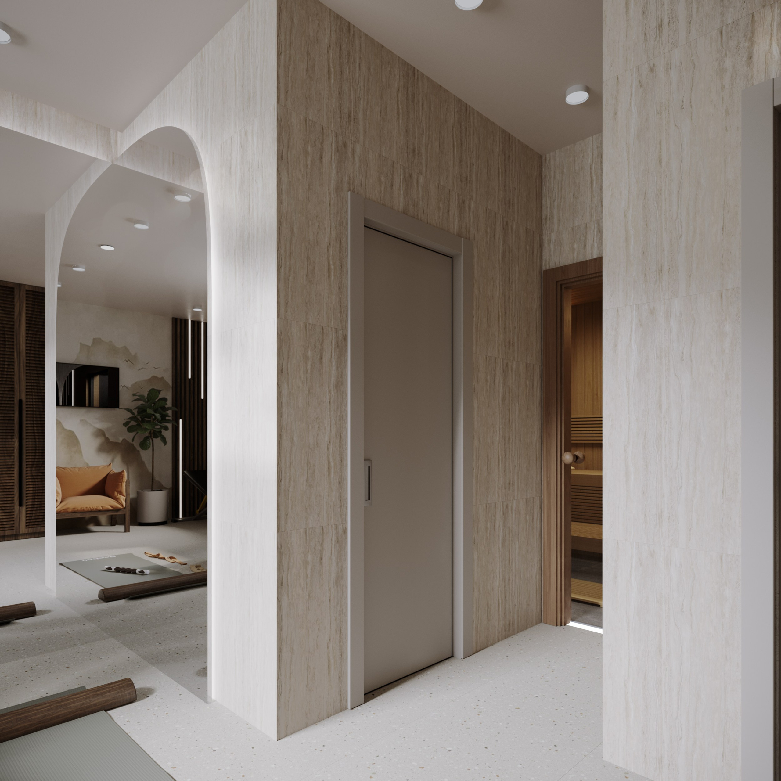 Home gym «Pigment». Портфолио 3D визуализатора