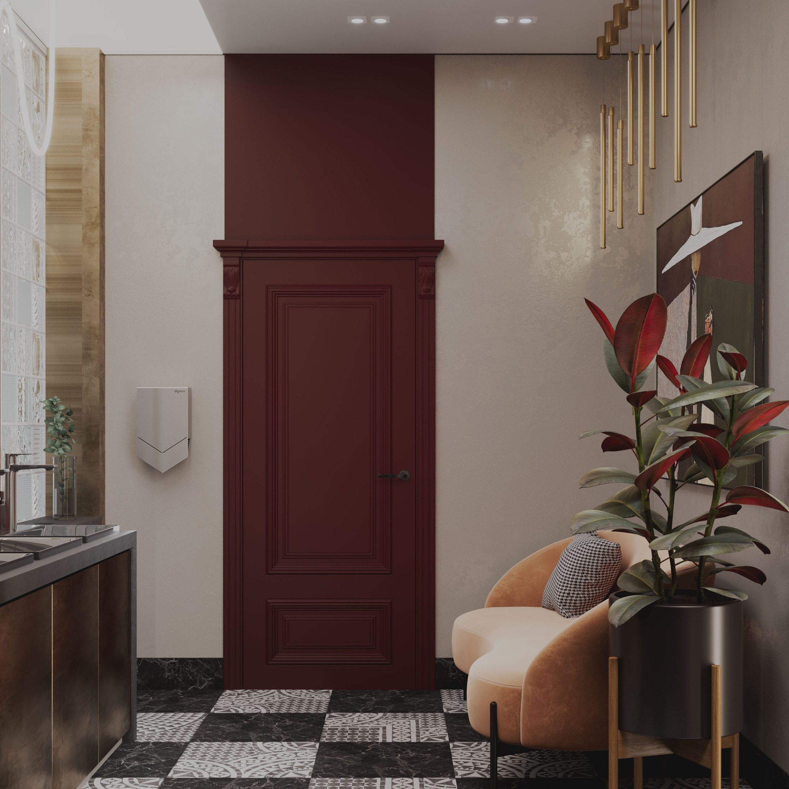 Ресторан Astoria. Портфолио 3D визуализатора