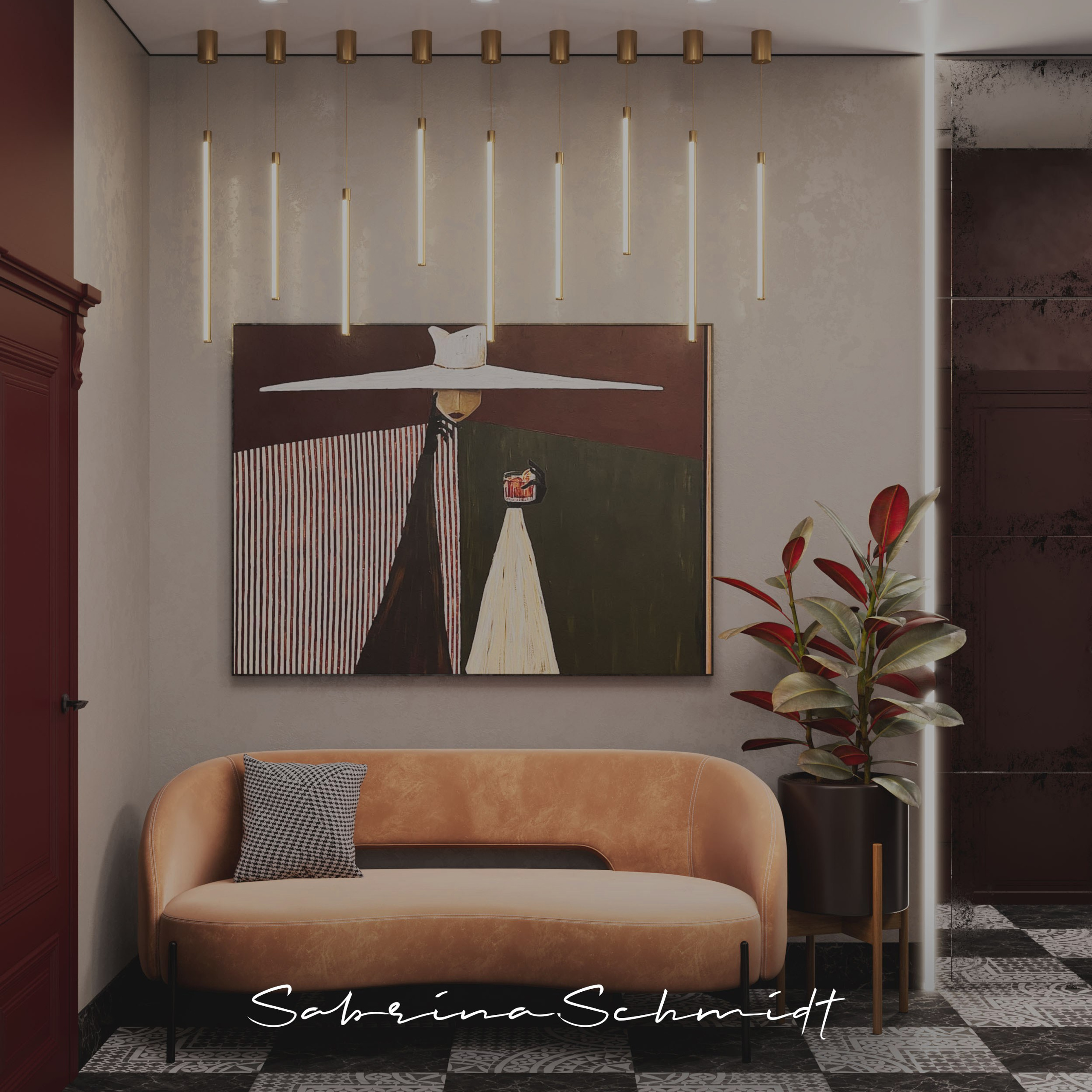 Ресторан Astoria. Портфолио 3D визуализатора