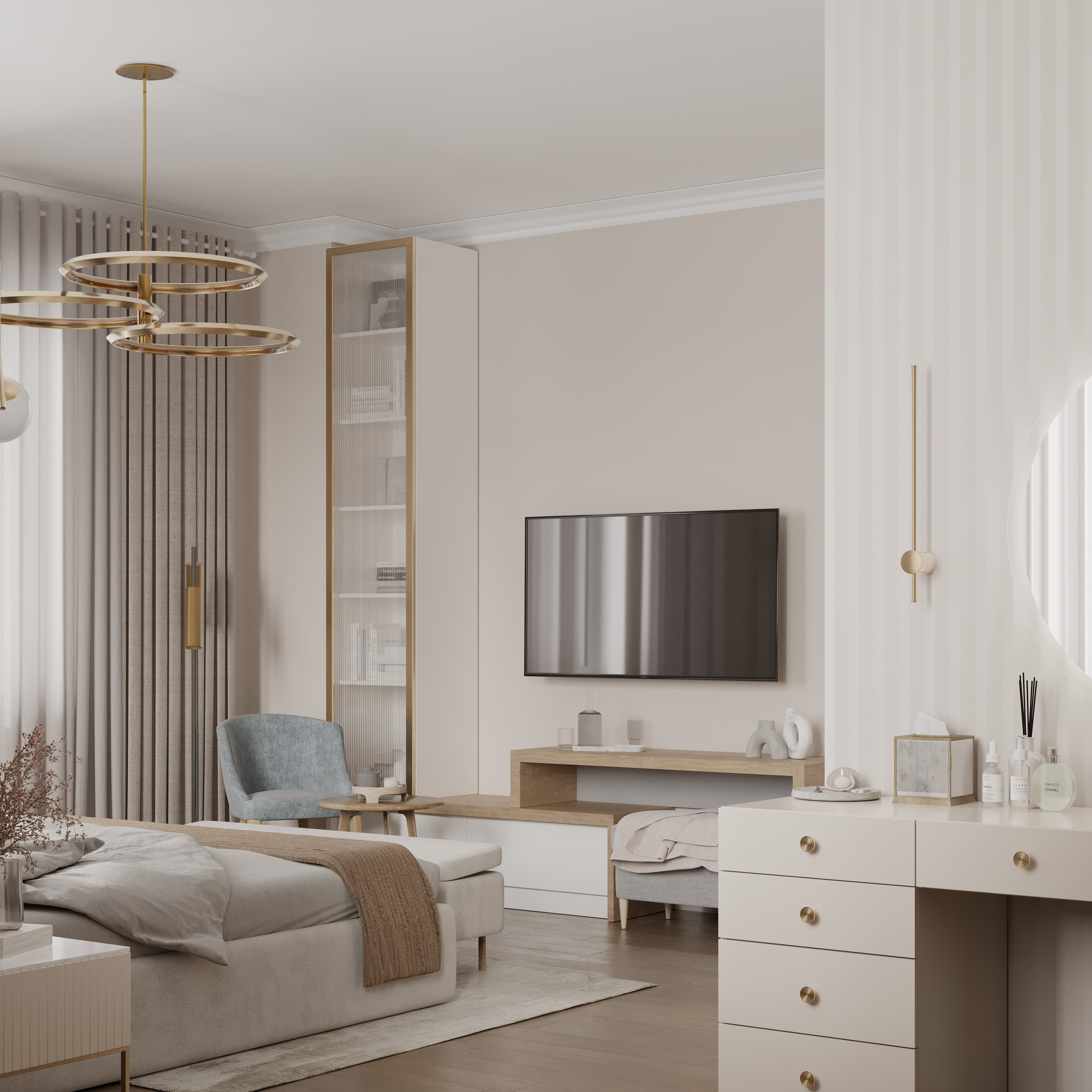 Living «Charme Caché». Портфолио 3D визуализатора