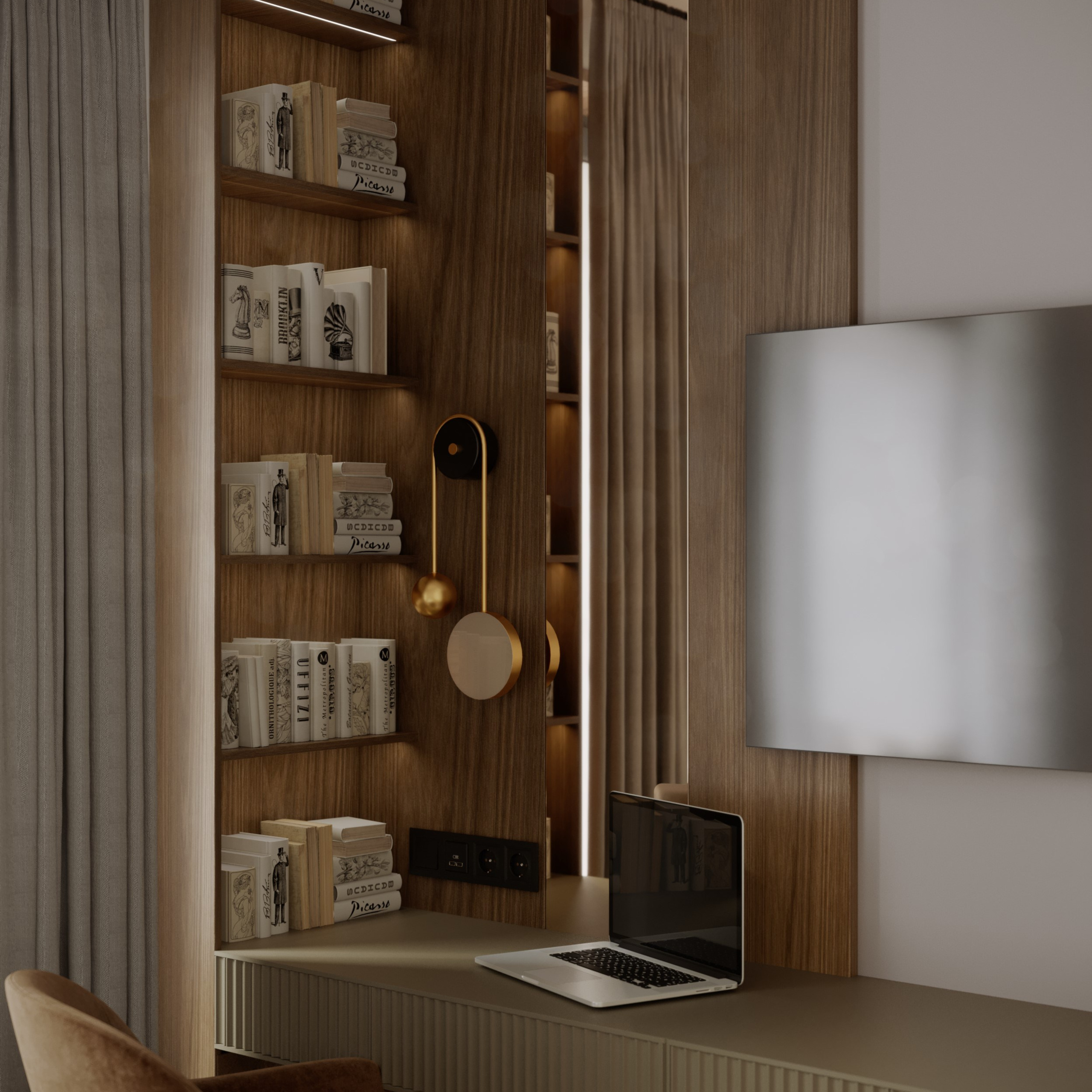 Kitchen «L'Art Culinaire». Портфолио 3D визуализатора